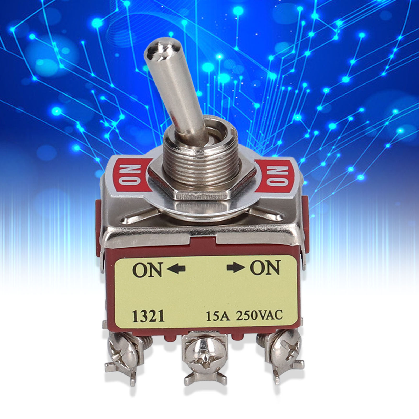 Jyio/匠意源 E-ten 1321 Sechspoliger, Zweistufiger, Selbstverriegelnder Wippschalter