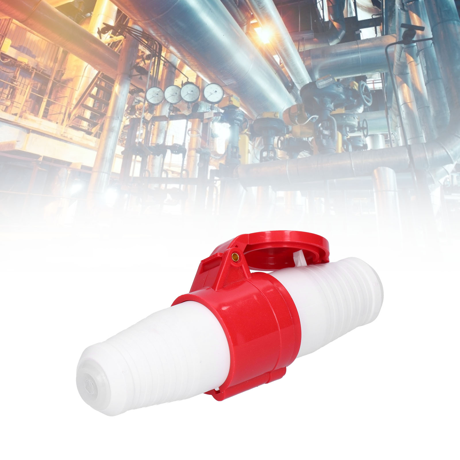 Ip44 Wasserdichter Industriestecker + Verbinder, Dreiphasig Vieradrig, 380v415v/16a, 3p+t.