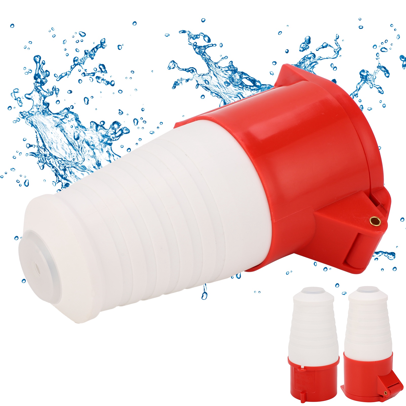 Satz Industrieller Drehstromstecker Und -verbinder 220–380 V/240–415 V 32 A, Staubdicht, Explosionsgeschützt Und Wasserdicht, 5-polig, 32 A