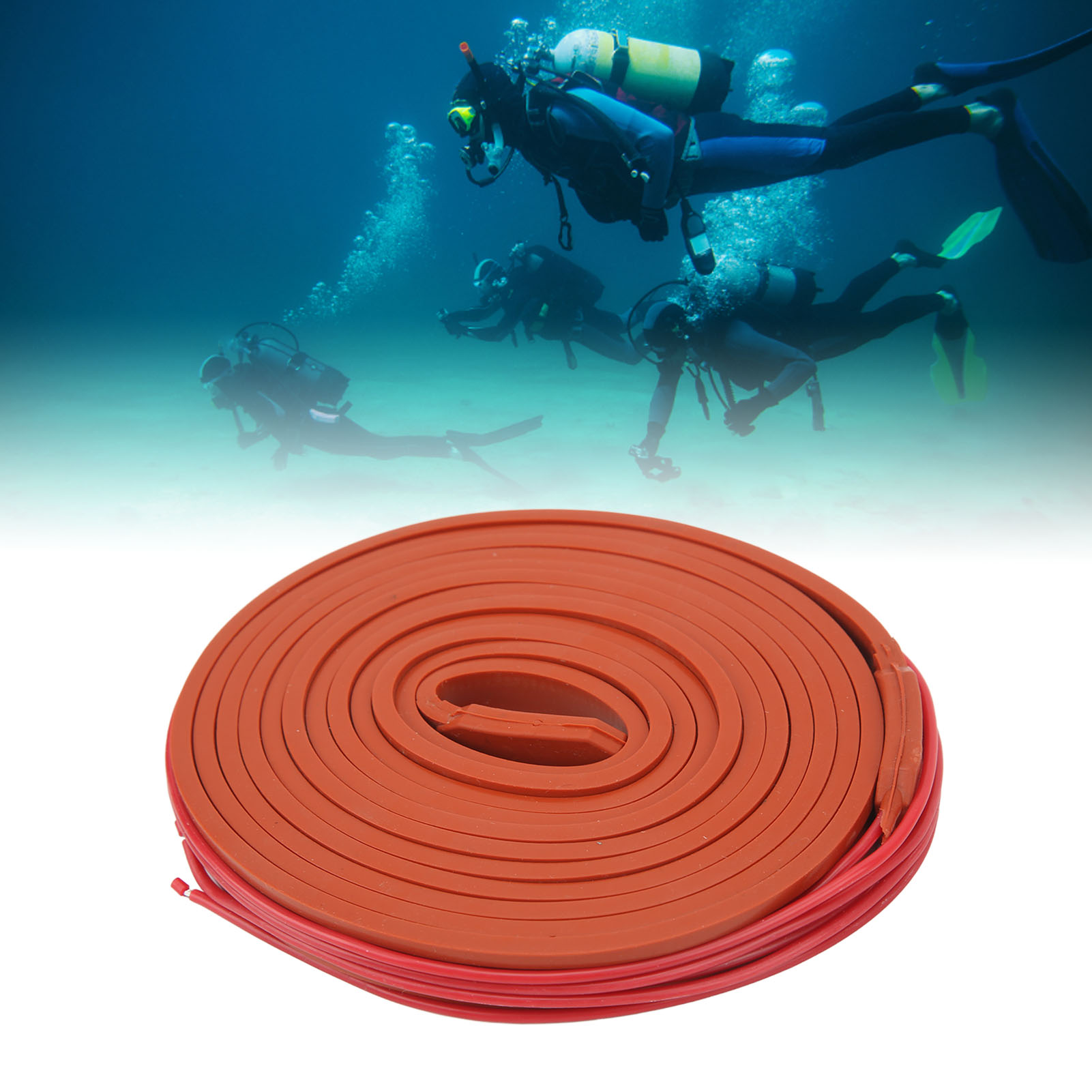 Heizband 15 X 3000 Mm, 120 W, Für Klimaanlagenkompressoren, Flexibles Und Wasserdichtes Silikon-heizband Mit Selbstregulierendem Temperaturleitkabel, 24 V Dc