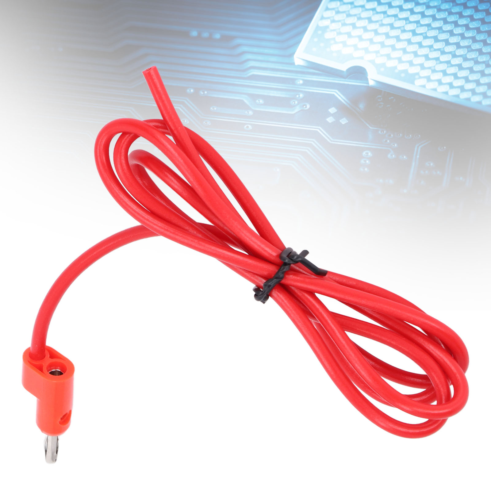 J.70005 Lötfreies Testkabel (stecker-stecker) Mit 4-mm-bananenstecker, Rot