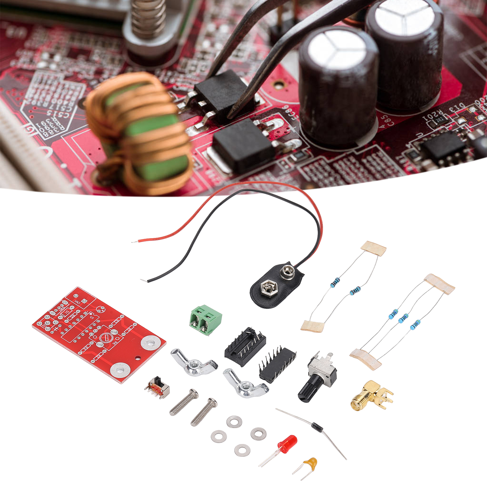Aktive Magnetische Rahmenantenne, Ha Sdr, Rauscharme Rahmenantenne Mit Einstellbarer Verstärkung Für Kurz- Und Mittelwellenfunk (100 Khz-30 Mhz)
