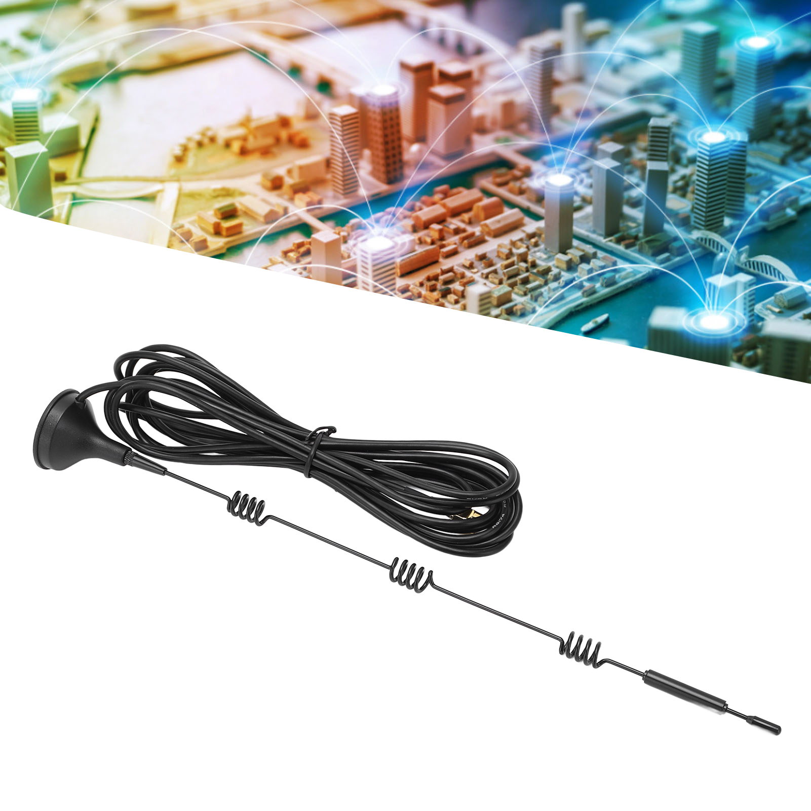 Xp-5g-010 5g-dreifachgewindeantenne Mit Vibrator, 5g-vollband-saugantenne Mit Hoher Verstärkung Von 15 Dbi, Kleine Ultrabreitband-5g-saugantenne, Geeignet Für Vollband-netzwerkgeräte