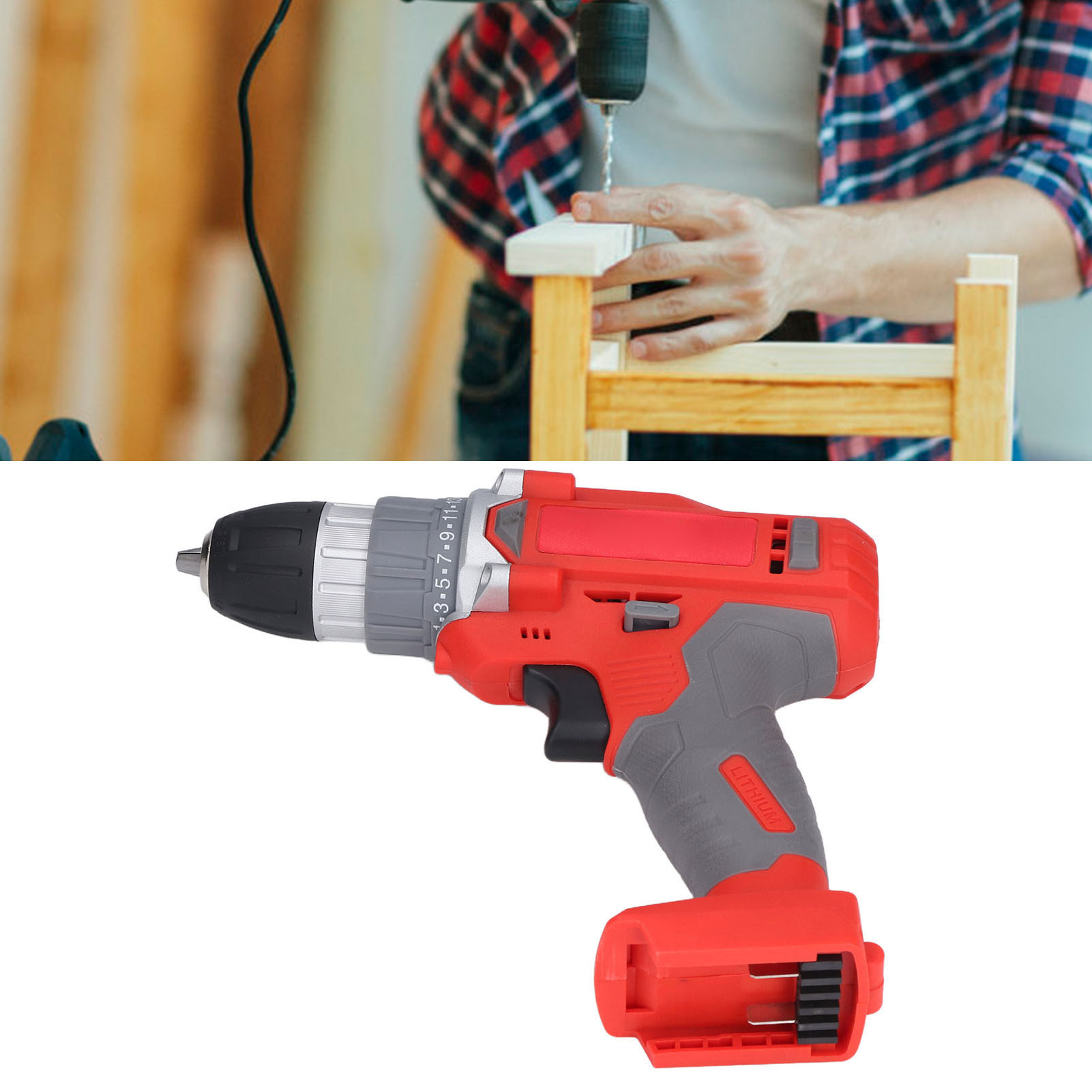 36v Akku-bohrmaschine Mit Bürstenlosem Motor, Heimwerkerwerkzeug