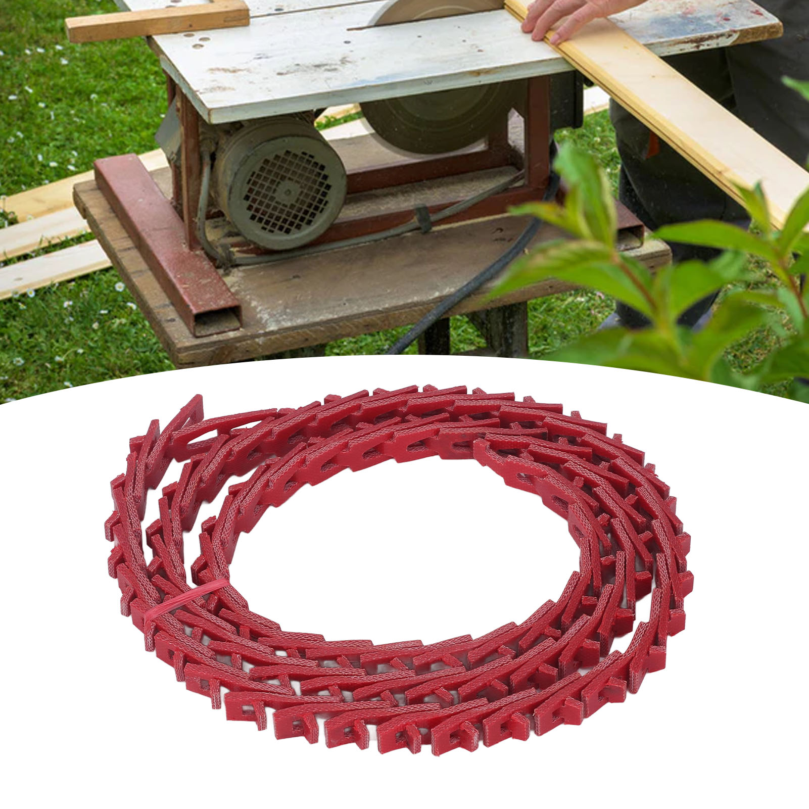 Der 4 Fuß Lange, Verstellbare Keilriemen Mit 13 Gliedern Vom Typ A (1200 Mm) Eignet Sich Ideal Für Drehmaschinen, Tischkreissägen Und Andere Holzbearbeitungswerkzeuge.