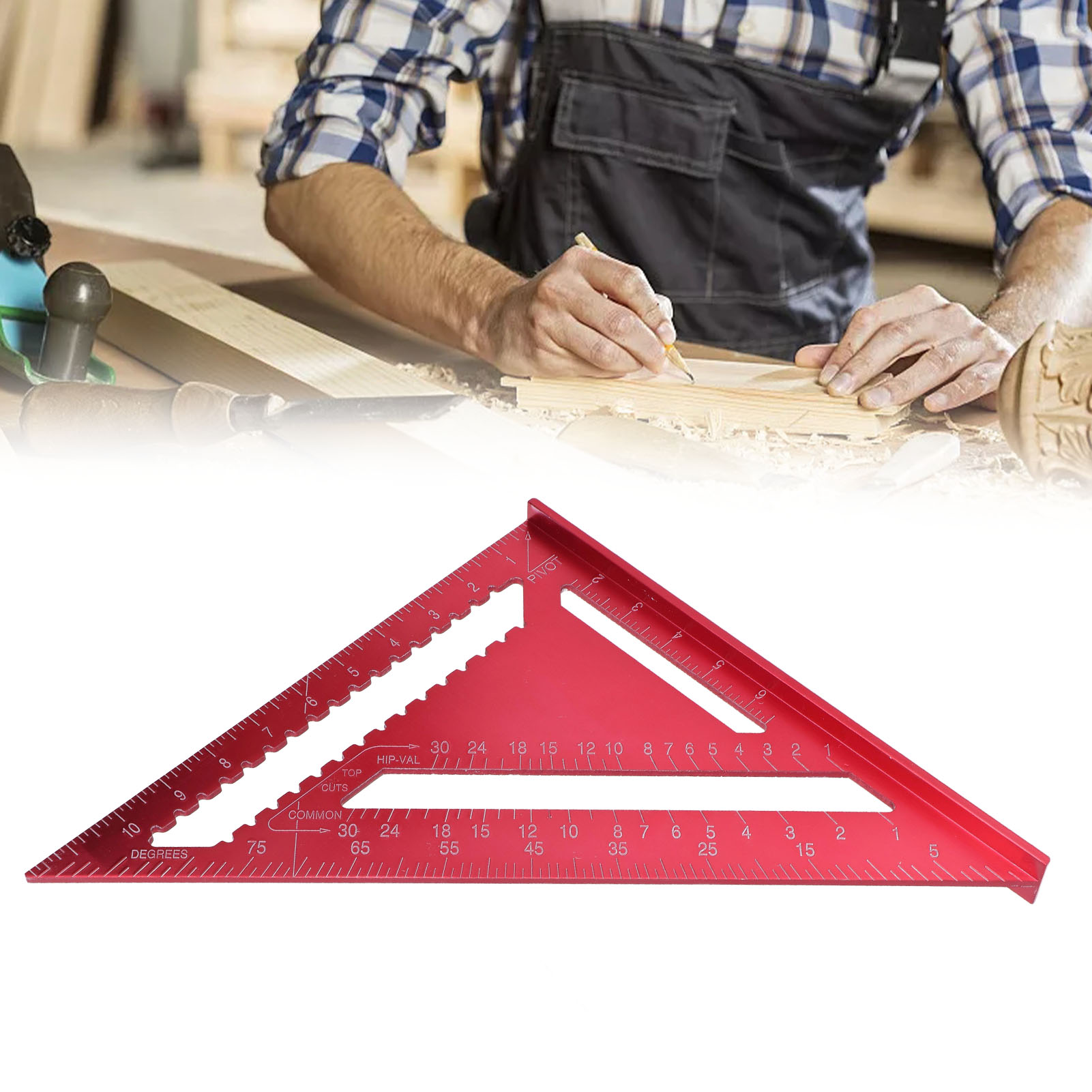 12-zoll (30,5 Cm) 90°-messwinkel Aus Aluminiumlegierung Für Die Holzbearbeitung