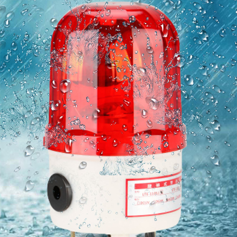 Lte-1101j Akustischer Und Optischer Alarm, 12v/220v Blinklicht, Rote Led-blinkwarnleuchte Lte-1101j 220v