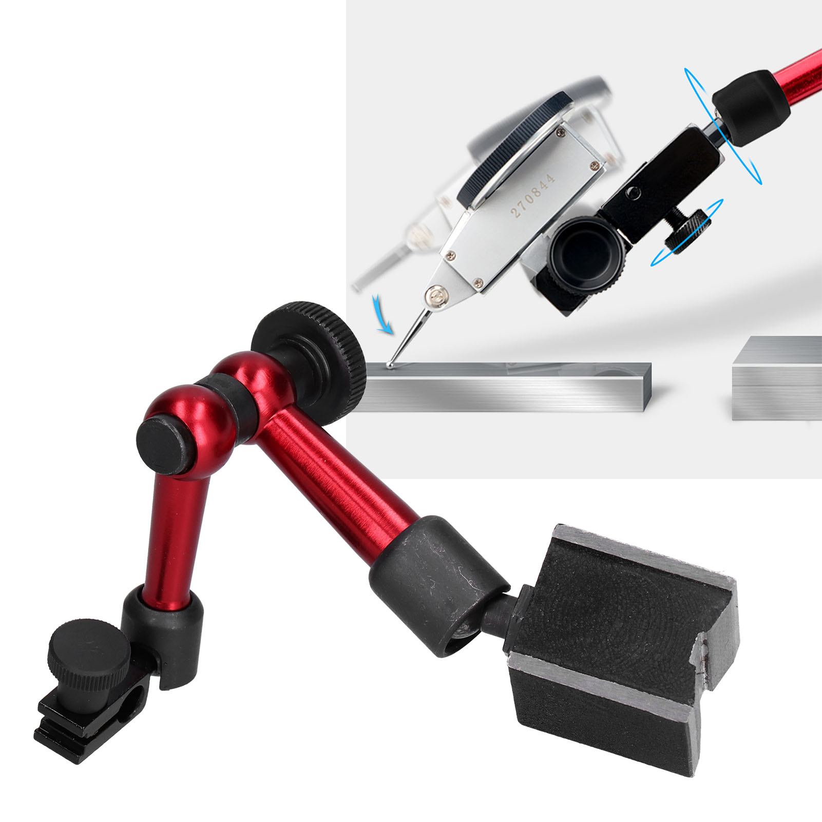 Wcz-1b Universeller Mini-dichtungsanzeigerhalter Mit Universeller Magnethalterung