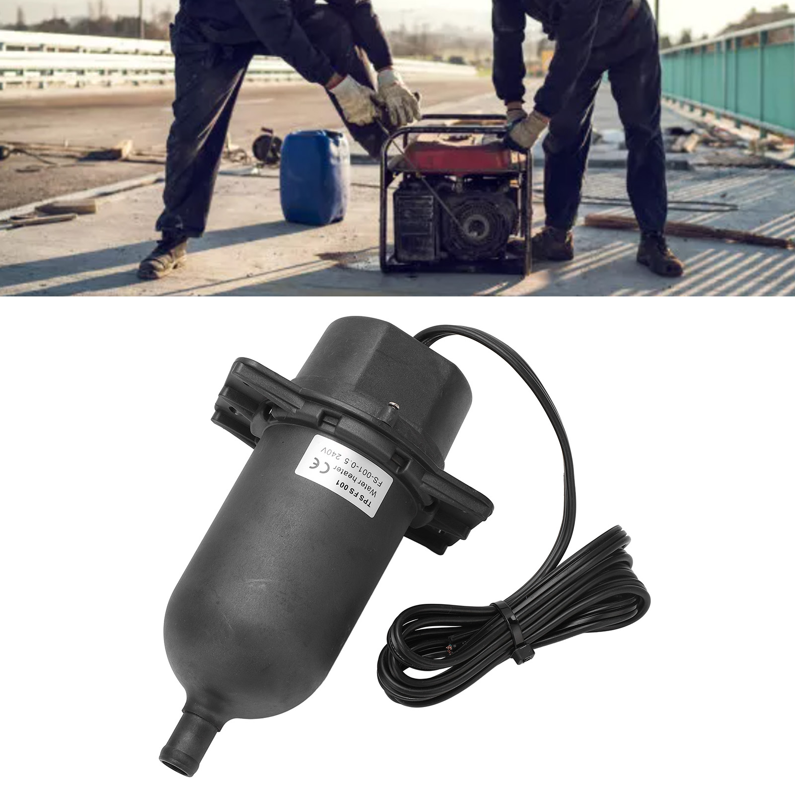 Wassermantelvorwärmer Für Dieselgenerator Fs-001-0.5, 240 V, Automatische Umwälzung, Mit Anlaufvorwärmer Und 500 W Heizleistung