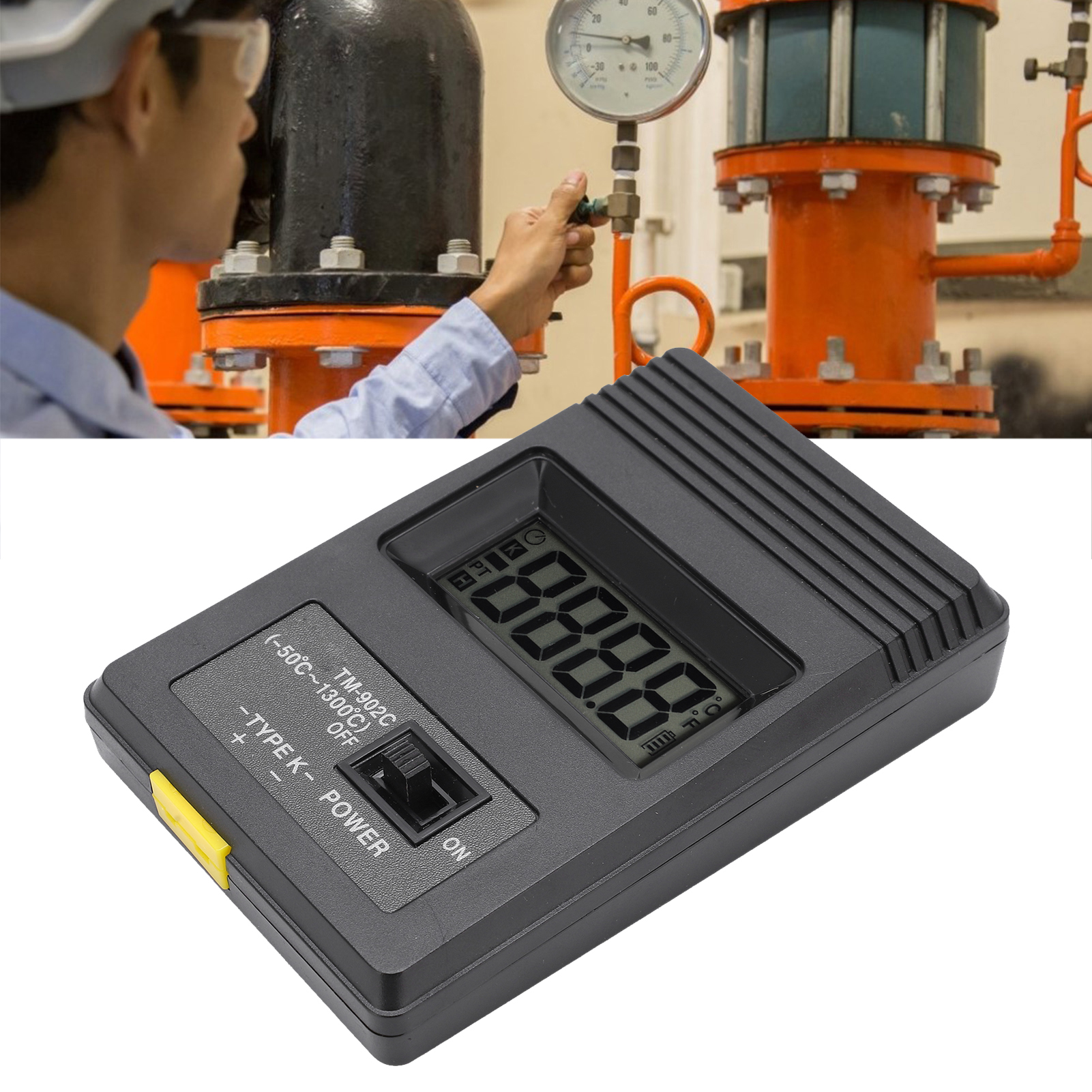 Tm-902c Tragbares Digitales Thermometer Mit Lcd-sensor Und Einzeleingang, Messbereich: -50 °c Bis 1300 °c
