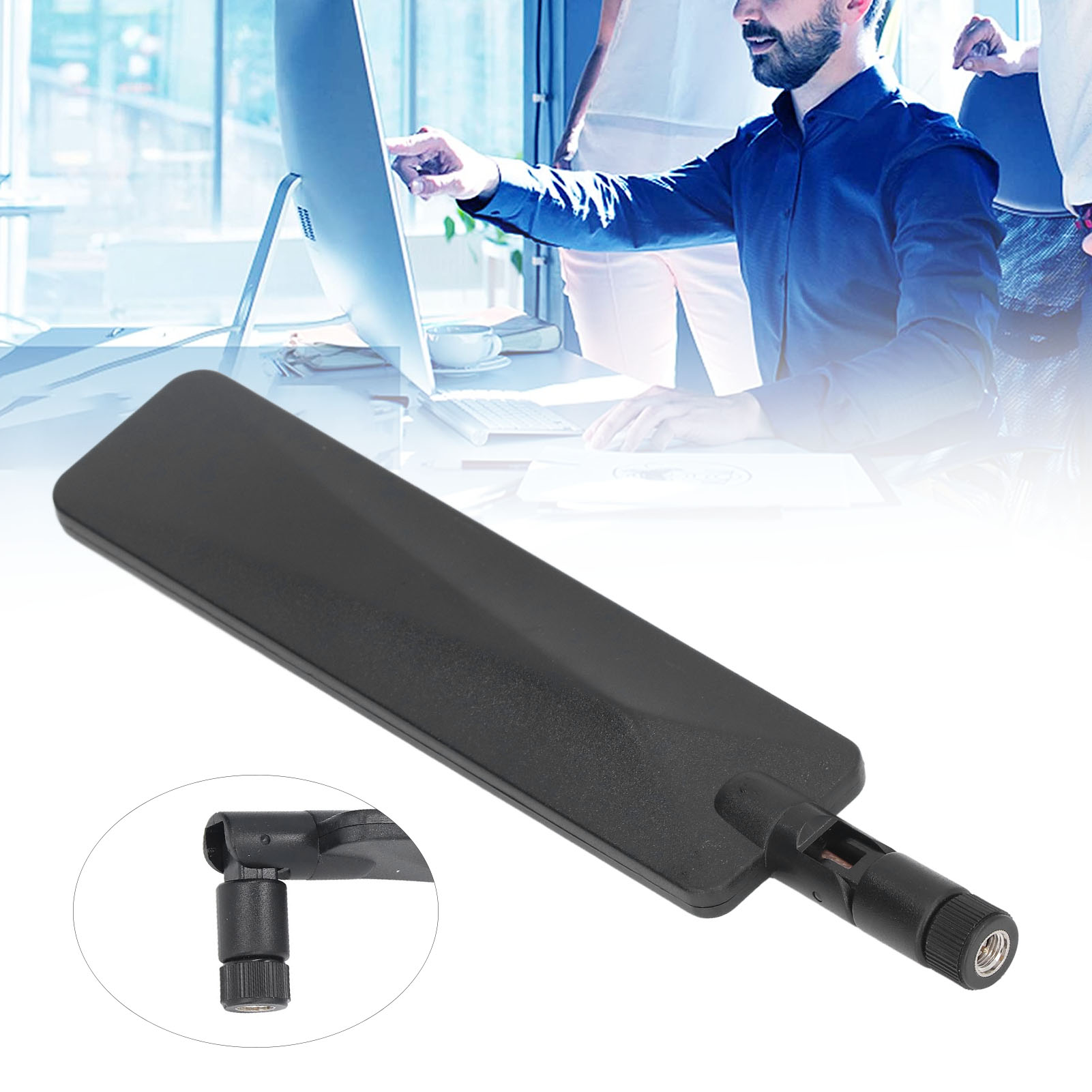 4g-router-antenne, Lte-datenübertragungsmodul Mit Hoher Verstärkung, 12-dbi-flachantenne, Faltbare Omnidirektionale Gummiantenne, Interne Sma-schraube Und Interner Stift.