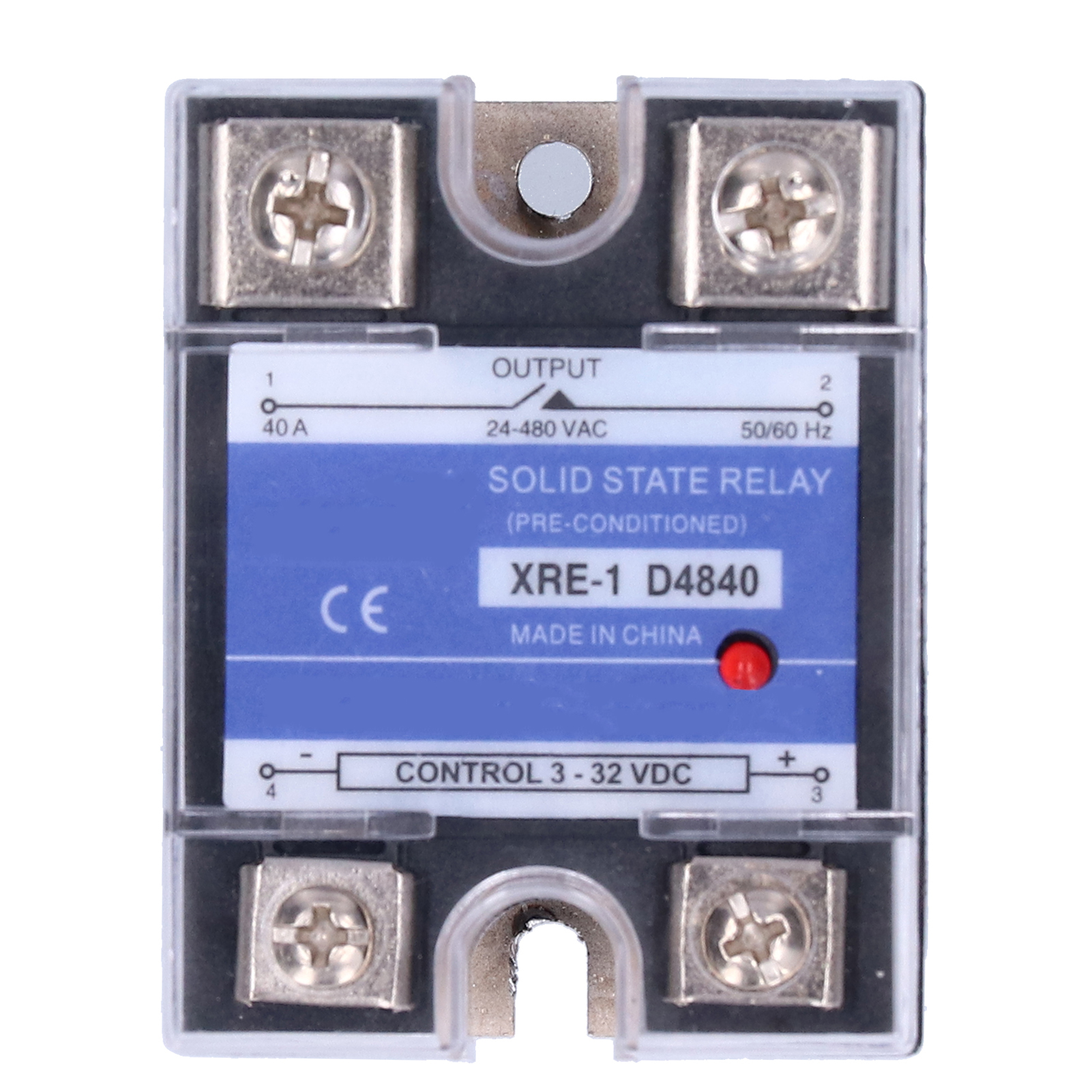 Einphasen-halbleiterrelais Mit Gleichstromsteuerung Ac Ssr-40da Xre-1 D4840