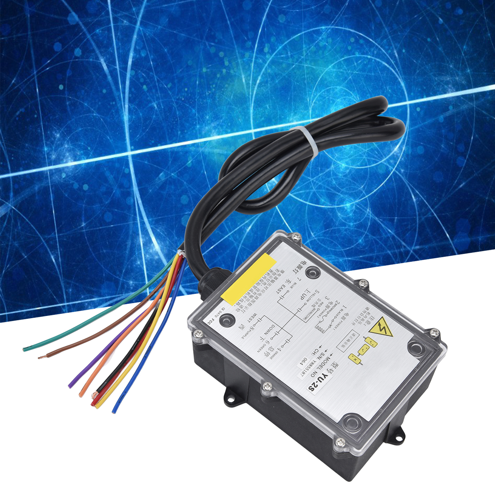 Yu-2s Robuste Industrie-fernbedienung Mit Einhebelbedienung: Stoß-, Wasser-, Säure- Und Ölbeständig Fernbedienung Für Elektrohebezeuge/brückenkrane 36 V Dc