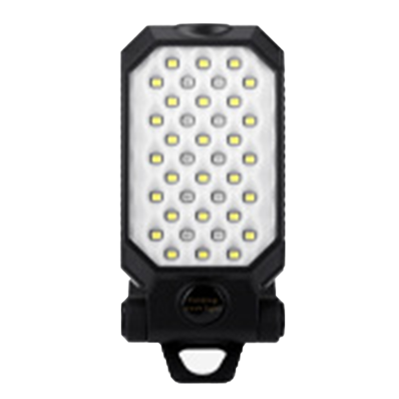 Wiederaufladbare Cob-arbeitsleuchte Mit Magnet, Inspektionsleuchte, Campingleuchte, Weißes Licht, Rot-blaues Blinklicht, Große Ausführung 599b: Lampe + Usb-kabel