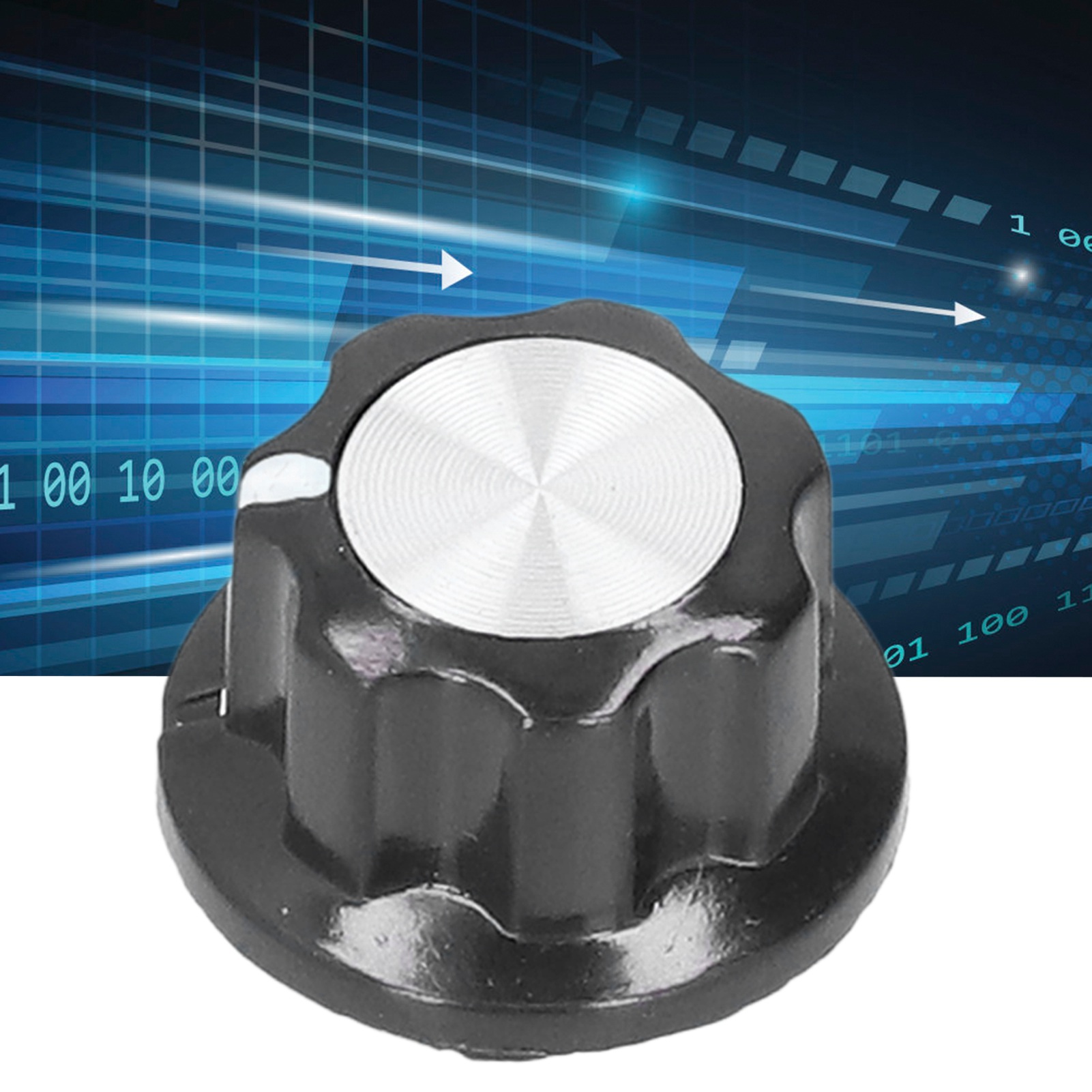 Drehzahlregler-potentiometer Berm/bem-a01 Mit Bakelitkappe Und -knopf