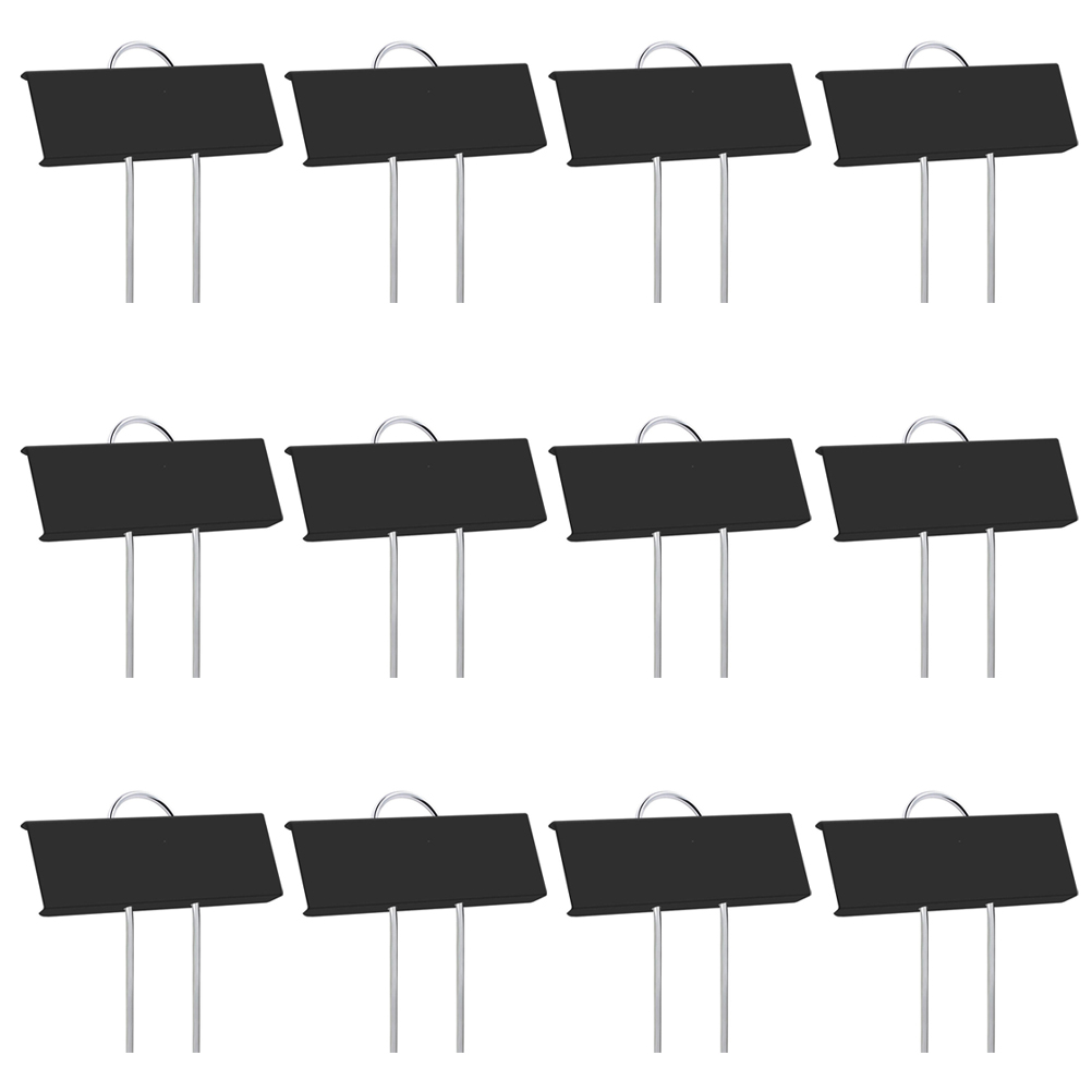 Schwarze Metall-pflanzenetiketten Für Topfpflanzen (12 Stück) - Garten, Gartenbau