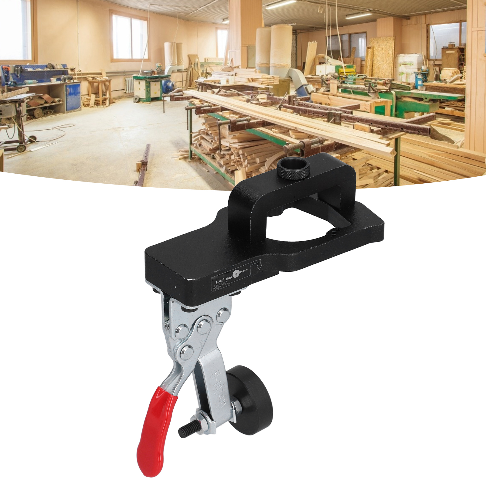 Set Mit 5 Bohrschablonen Für 35-mm-scharniere, Geeignet Für Die Holzbearbeitung