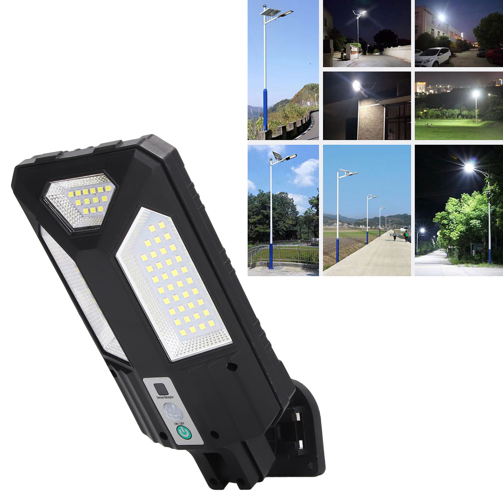 Tg-ty11701 Solar-wandleuchte Mit 88 Leds (2835) Und Fernbedienung Für Die Heimbeleuchtung