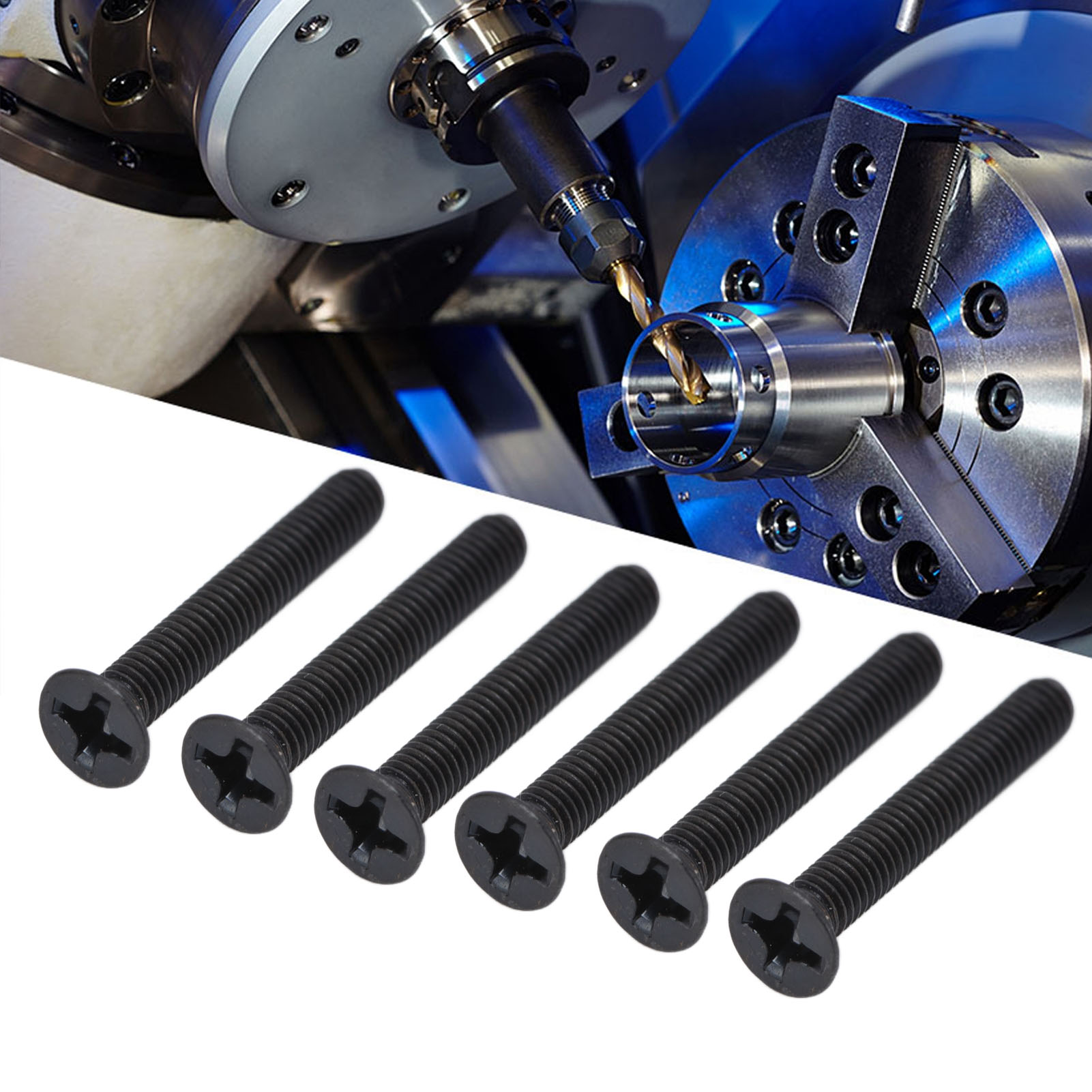 M3-serie Kohlenstoffstahl Phillips-senkschraube Din965m316