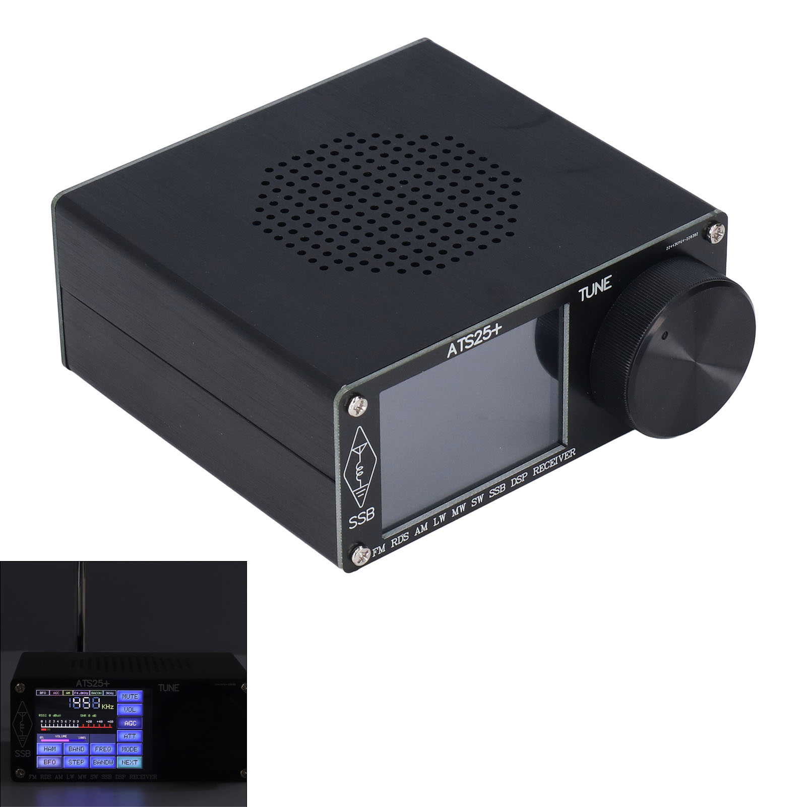 Ats25x1 Si4732 Touchscreen-radioempfänger, Vollband Fm Lw Und Ssb