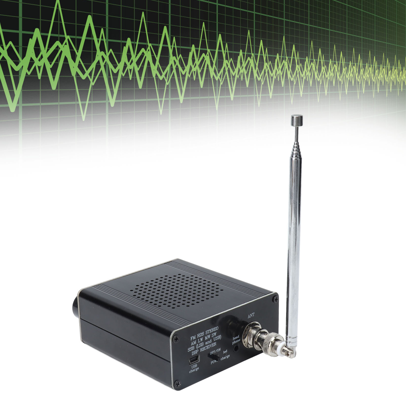 Si4735 Vollband-funkgerät Mit Akku Und Antenne Für Fm, Am Und Ssb