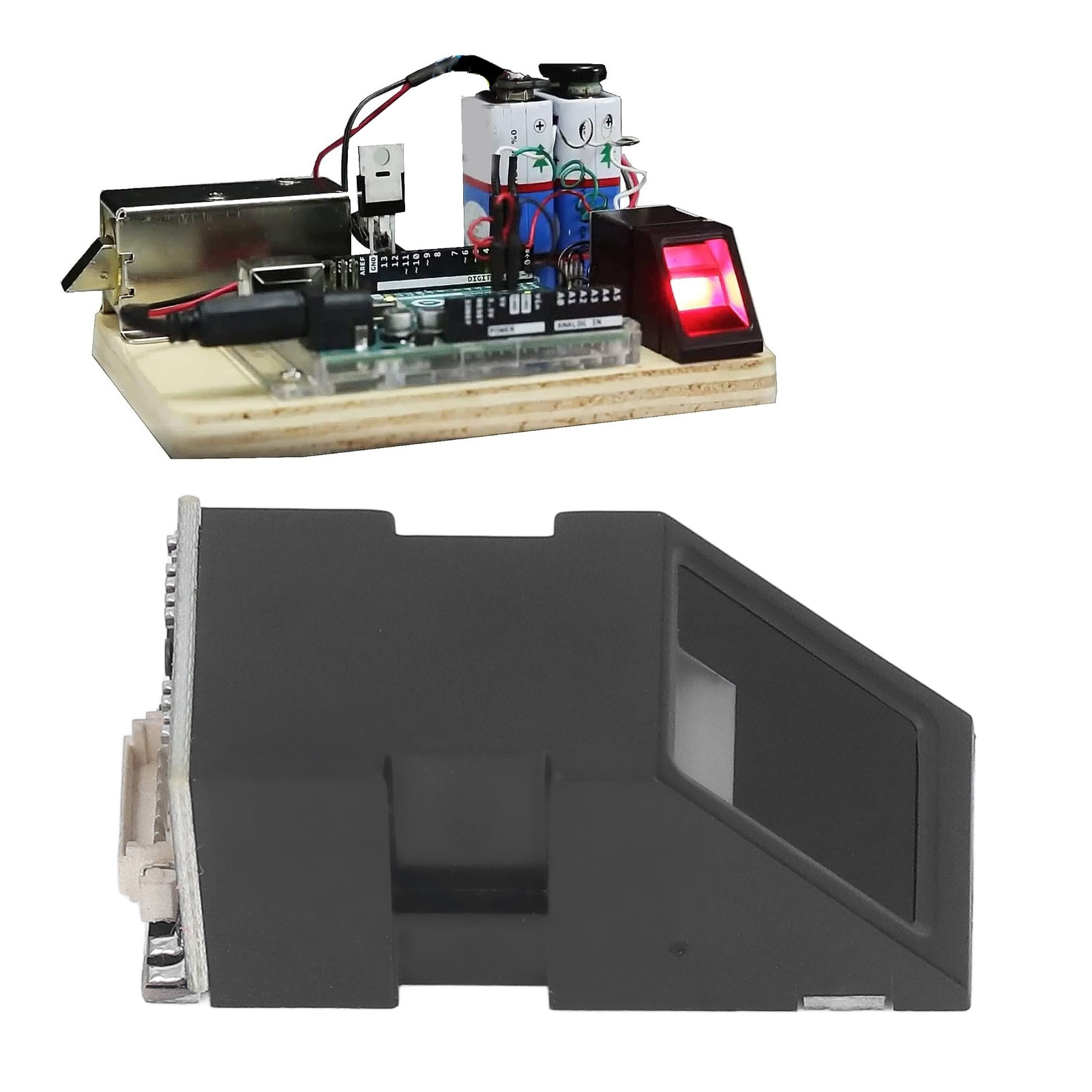 Optisches Fingerabdrucklesegerät-sensormodul (dc3,66,0v), Multifunktionales Identifikationsschloss Fpm10a, Sekundärer Entwicklungskondensator, Usb-erfassungssensor.