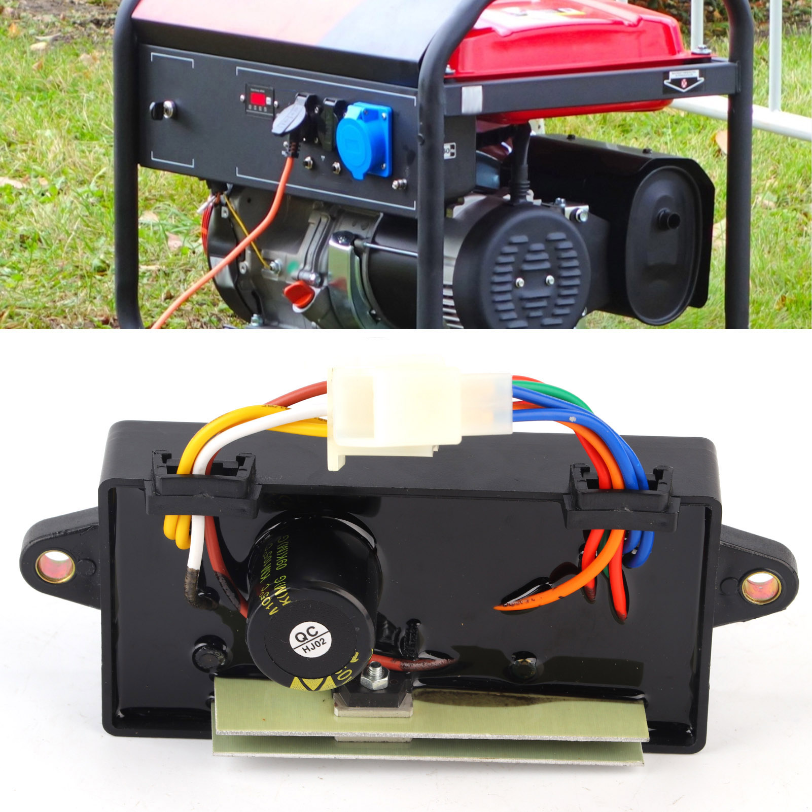 Zubehör Mit Doppelter Verwendungsmöglichkeit Für Benzin-/dieselgeneratoren/schweißgeräte: Spannungsregler Für 5-6,5 Kw Elektrisches Schweißen.