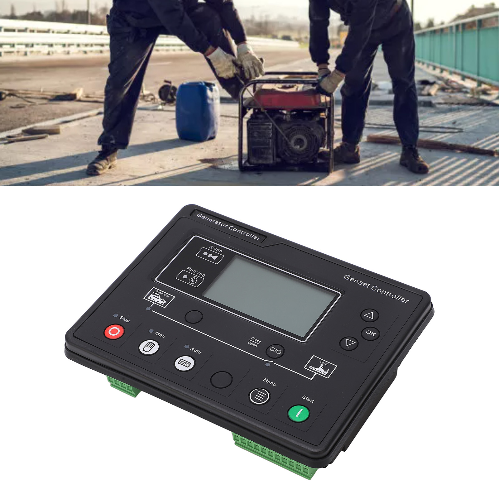 Jxg6110u Elektrisches Verteilermodul Für Dieselgeneratoren, Mit 8-35v Automatischer Startsteuerung Und Leistungsabschalt-steuerschrank.