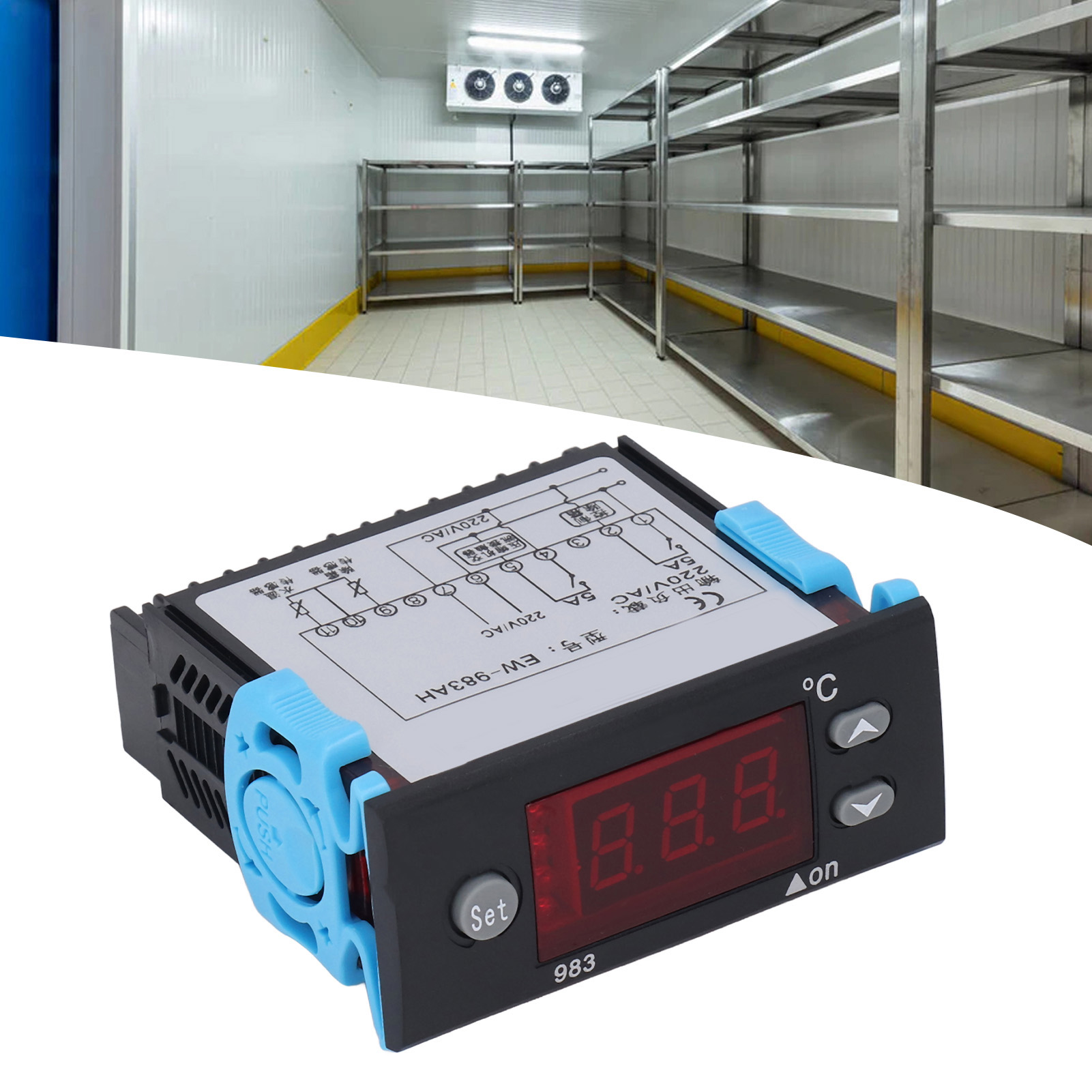 Integrierte Kühl- Und Heizeinheit Mit Dual-sensor-temperaturregler Ac220v