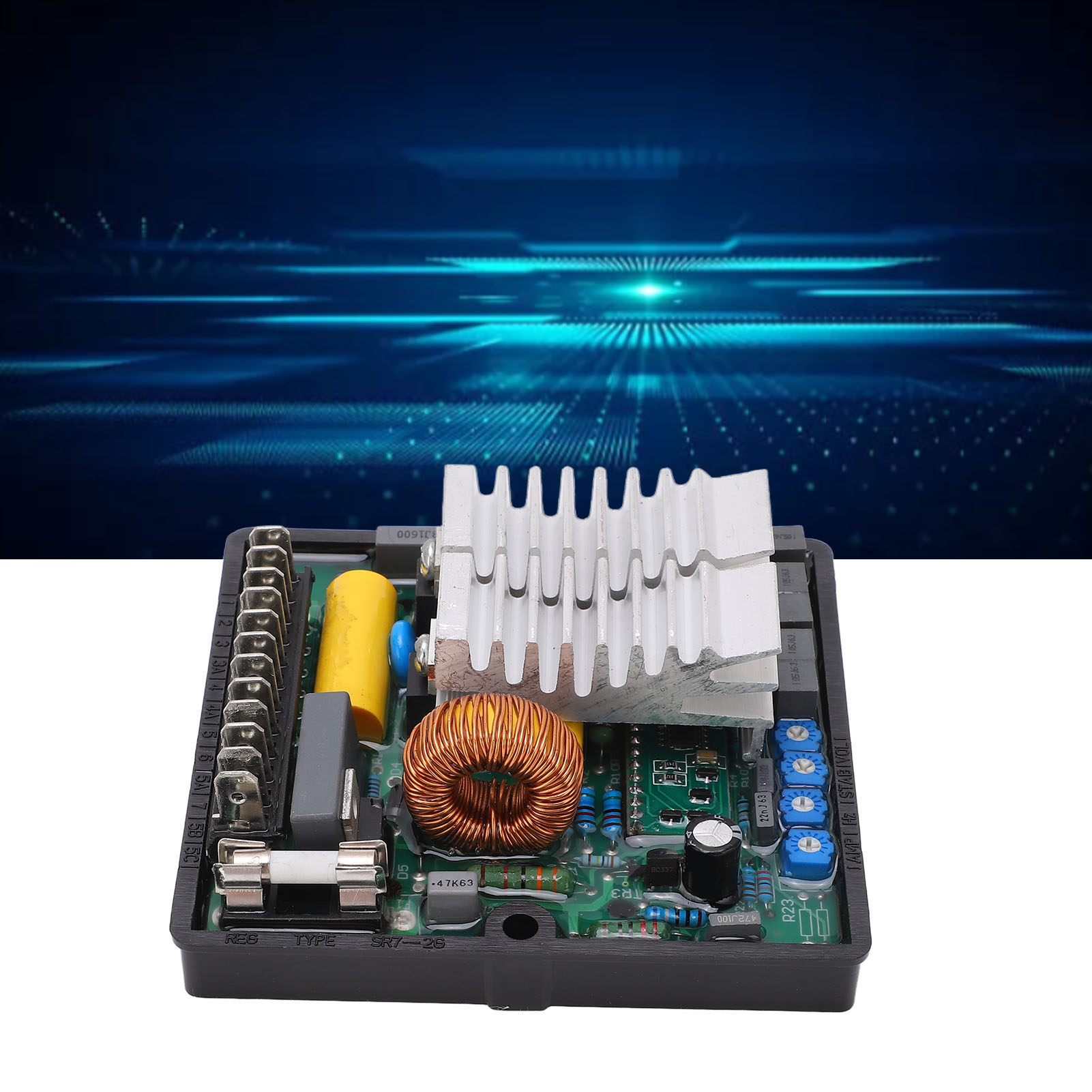 Automatische Spannungsregelungsplatine Für Sr7-2 Generator, Avr Spannungsstabilisator, Kompatibel Mit Meadow 80-270v Generatoren.