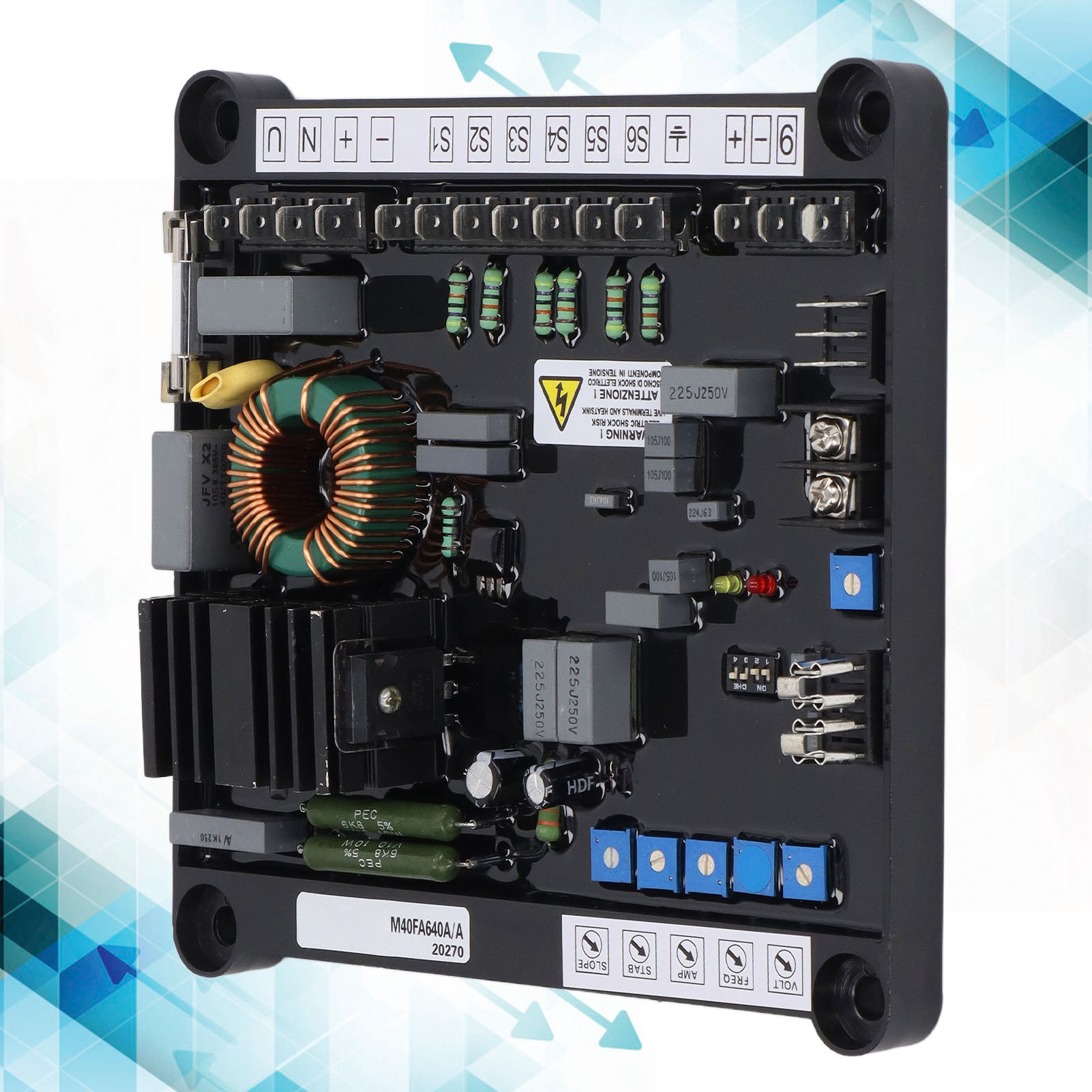 Die M40fa640a Avr Spannungsreglerplatine Ist Ein Automatischer Spannungsstabilisator, Der Für Malali-generatoren Von 150 Bis 278 V Geeignet Ist.