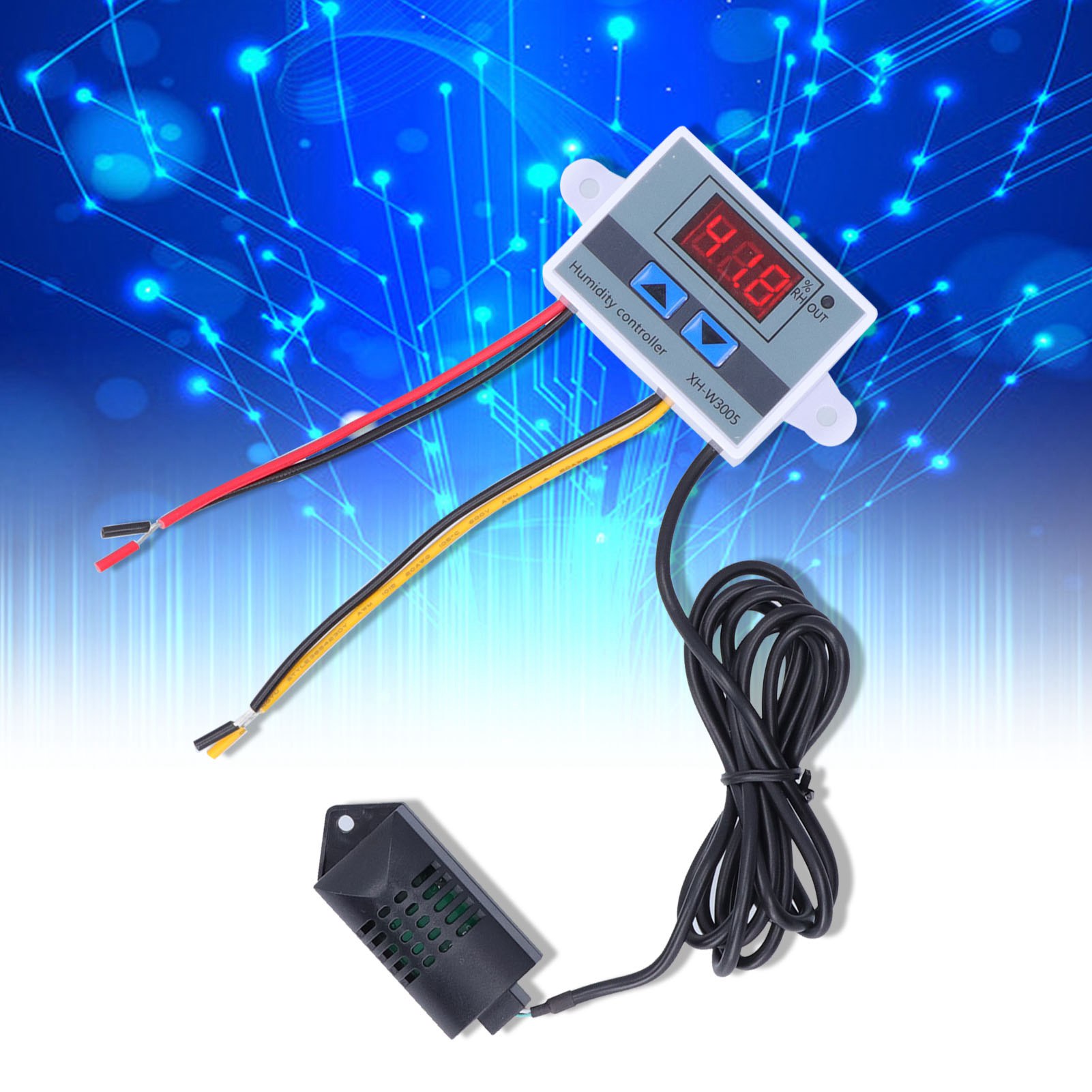 Xh-w3005 100-220v Mikroprozessorgesteuerter Digitaler Feuchtigkeitsregler