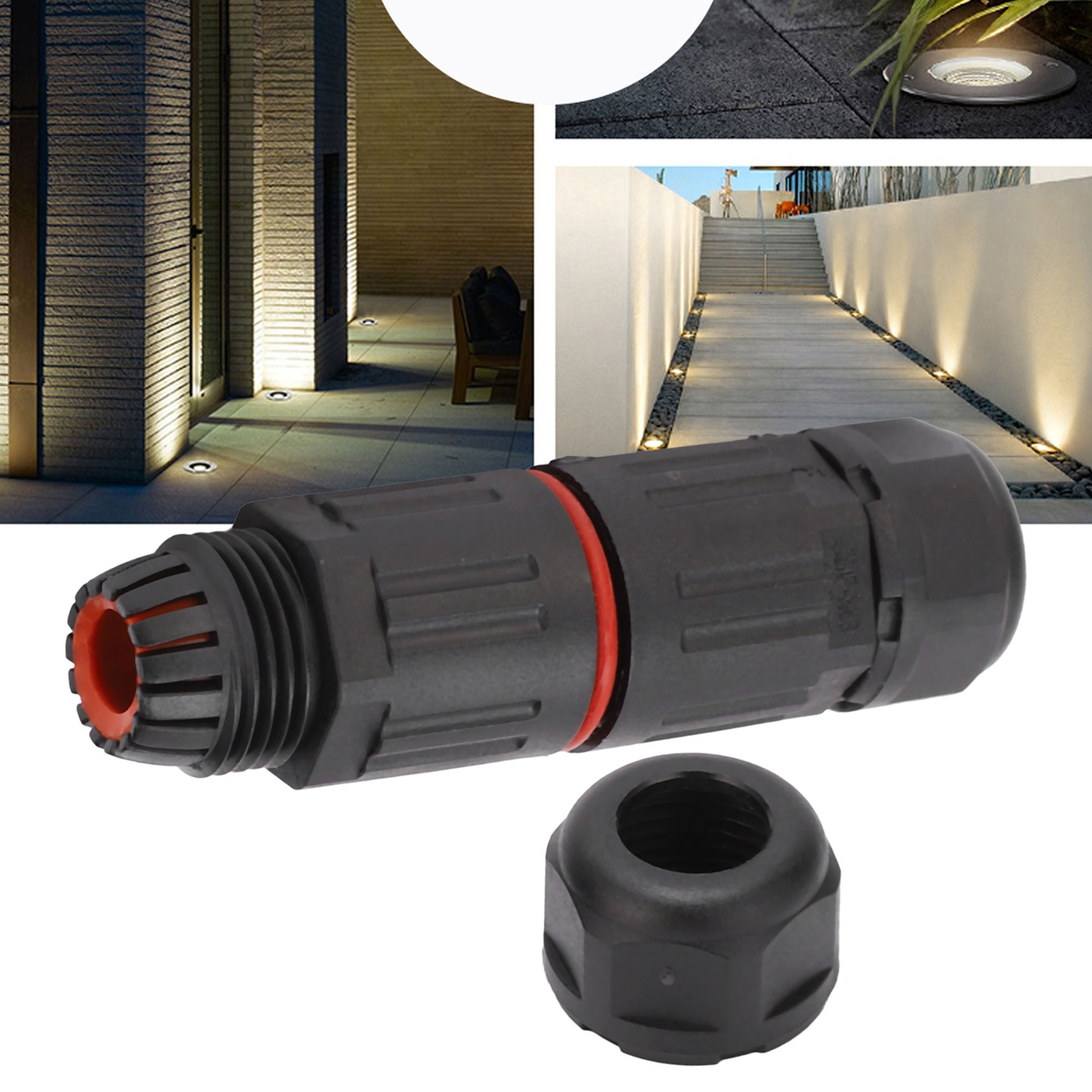 Wasserdichter Stecker, Drahtverbinder, Ip68-wasserdichtigkeit, Wasserdichter Drahtverbinder, Außenbeleuchtungsstecker, Cdf-m3