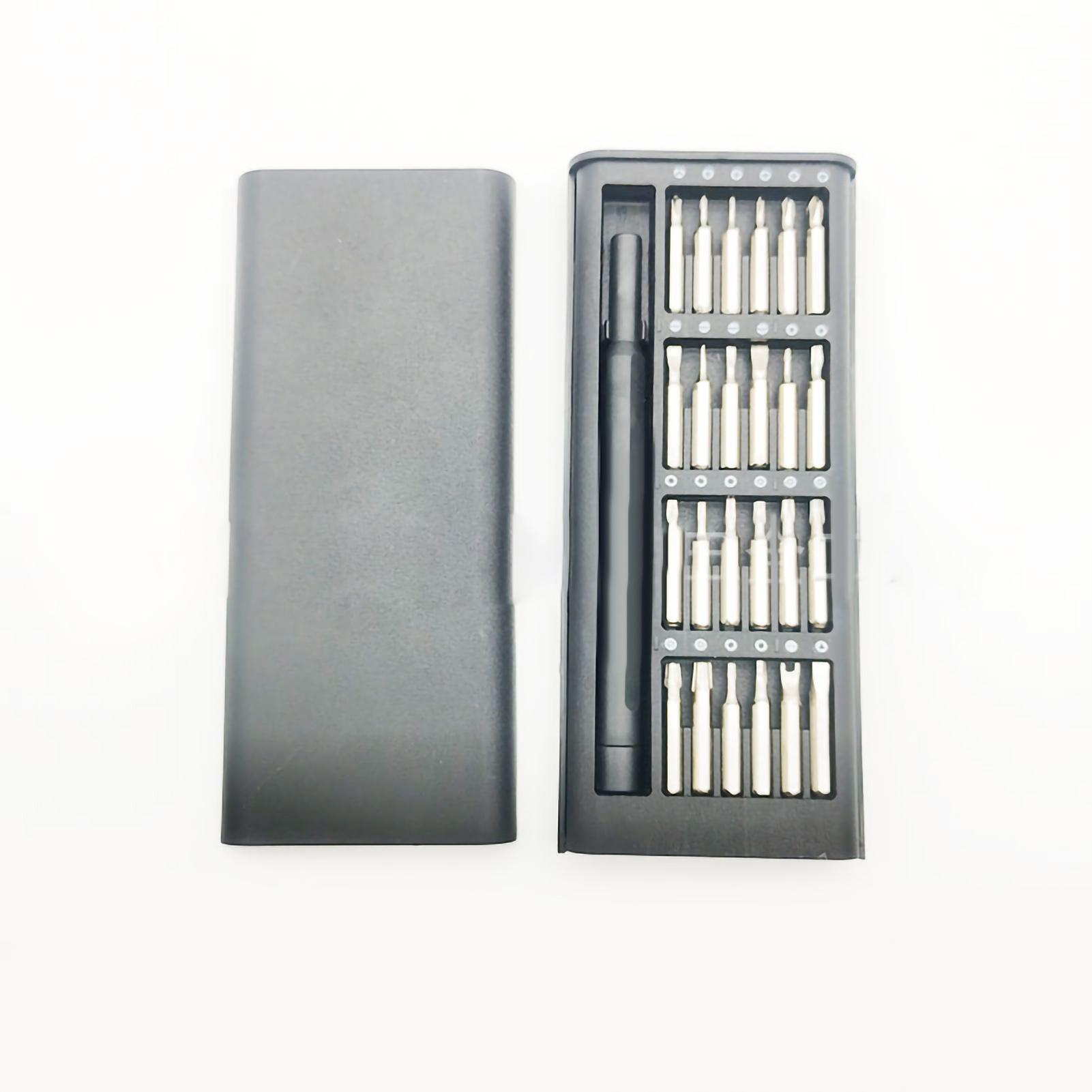 24-in-1-schraubendreher-set Mit Aluminiumkoffer, Präzisionsbits Für Die Demontage Und Reparatur Von Xiaomi-, Apple- Und Android-geräten (s2).