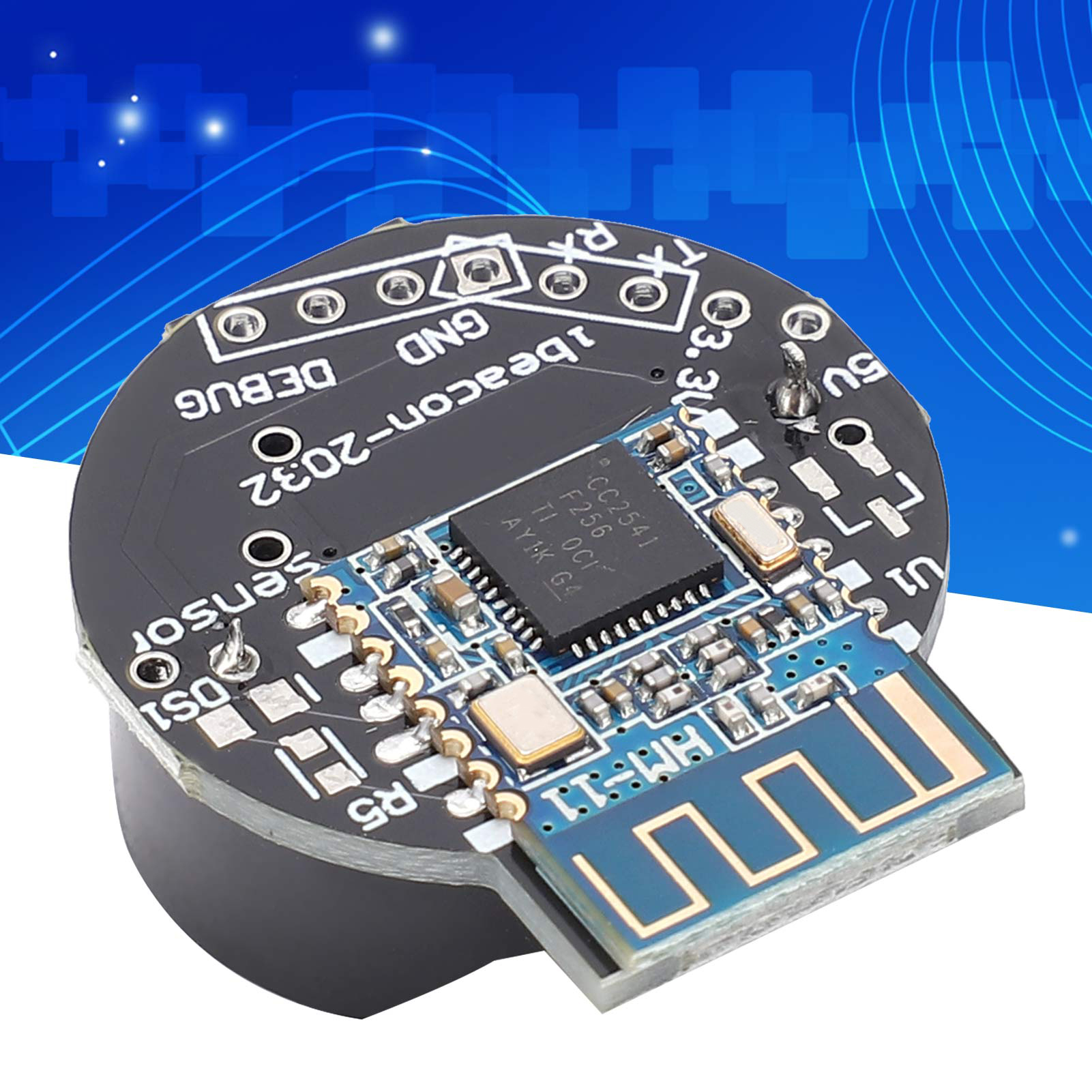 Ibeacon-modul, Bluetooth 4.0 Ble-basisstation, Nahfeldpositionierung, Kompatibel Mit Wechat Shake Sowie Temperatur- Und Feuchtigkeitsregelung.