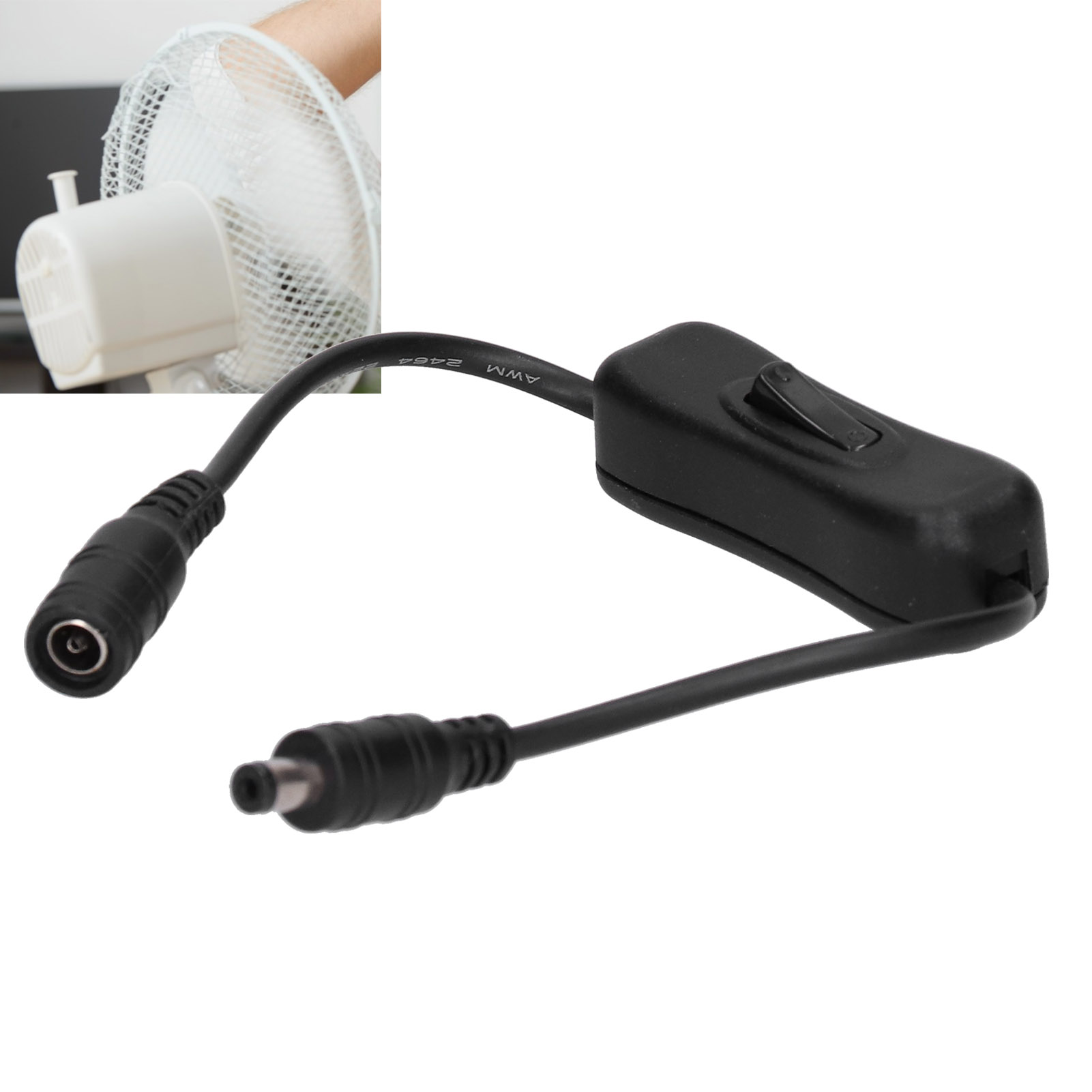 20 Awg Dc-schaltkabel, Universelles 12v/24v Dc-stromkabel, 5,5 X 2,1 Mm Dc-streifenlichtkabel Für Wasserpumpenschalter