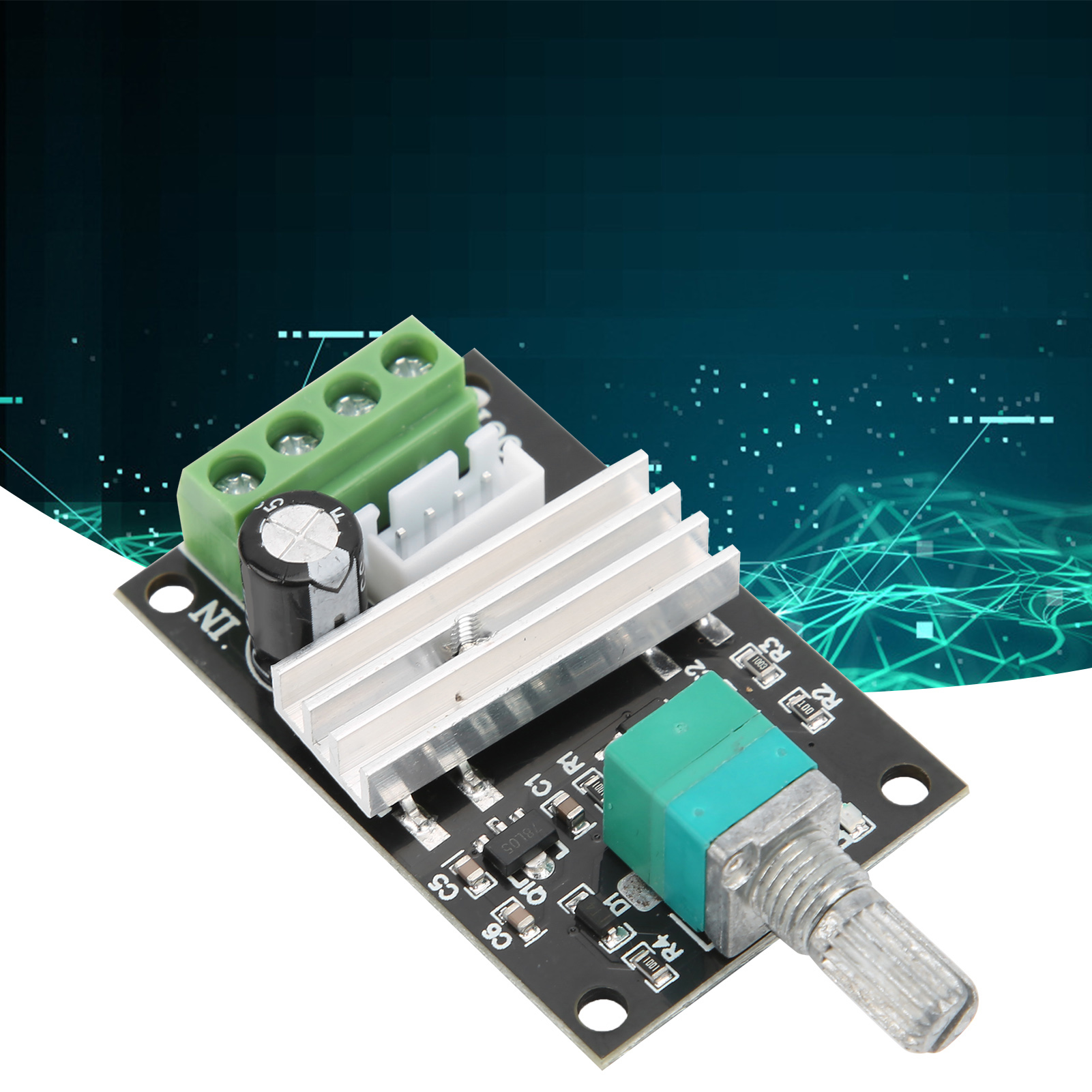 Neuer Pwm-gleichstrommotor-drehzahlregler, 6v/12v/24v 3a Gleichstrom-drehzahlregler Mit Vorwärts- Und Rückwärtslauf.