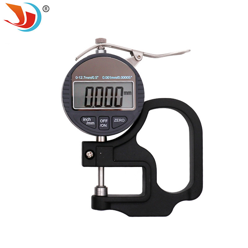 Digitales Mikrometer Mit 0–12,7 Mm Anzeige / Mikrometer-dickenmessgerät Für Papier, Folie, Gewebe Und Klebeband – Genauigkeit 0,001 Mm
