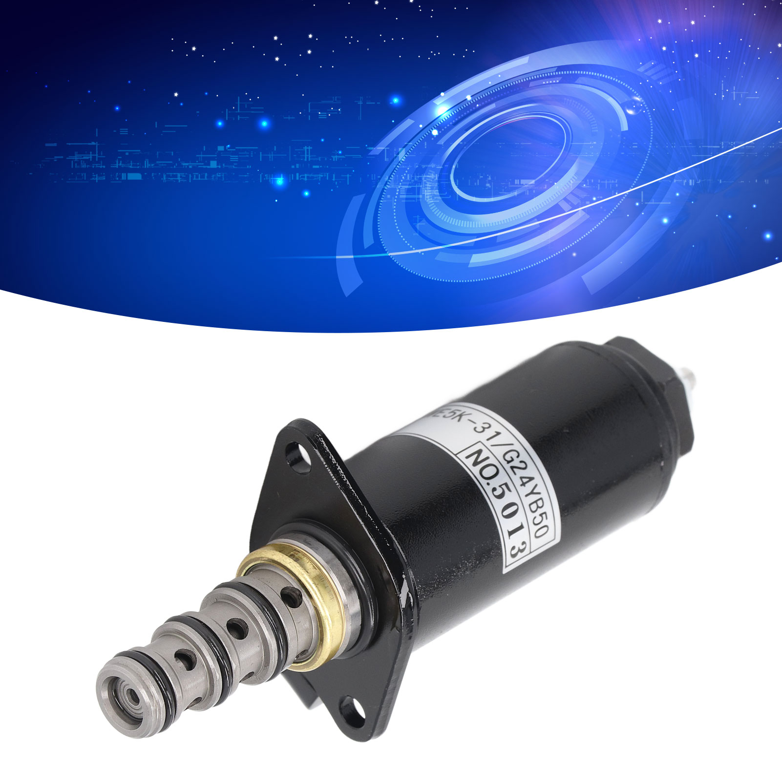 Drehmagnetventil Kwe5k-31/g24yb50, Kompatibel Mit Kobelco Sk200-8/250/330/350-8