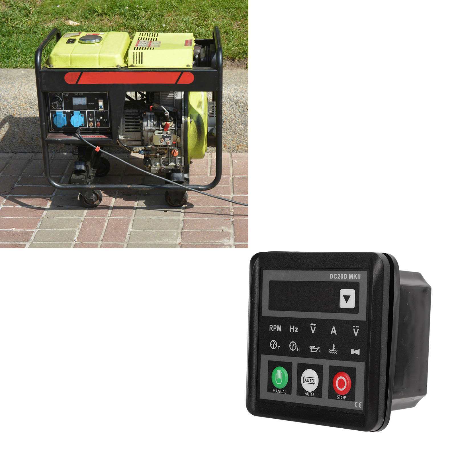 Dc20d Generator-steuermodul Mit Fünf Schutzfunktionen, Automatischem Start Und Bildschirmanzeige.
