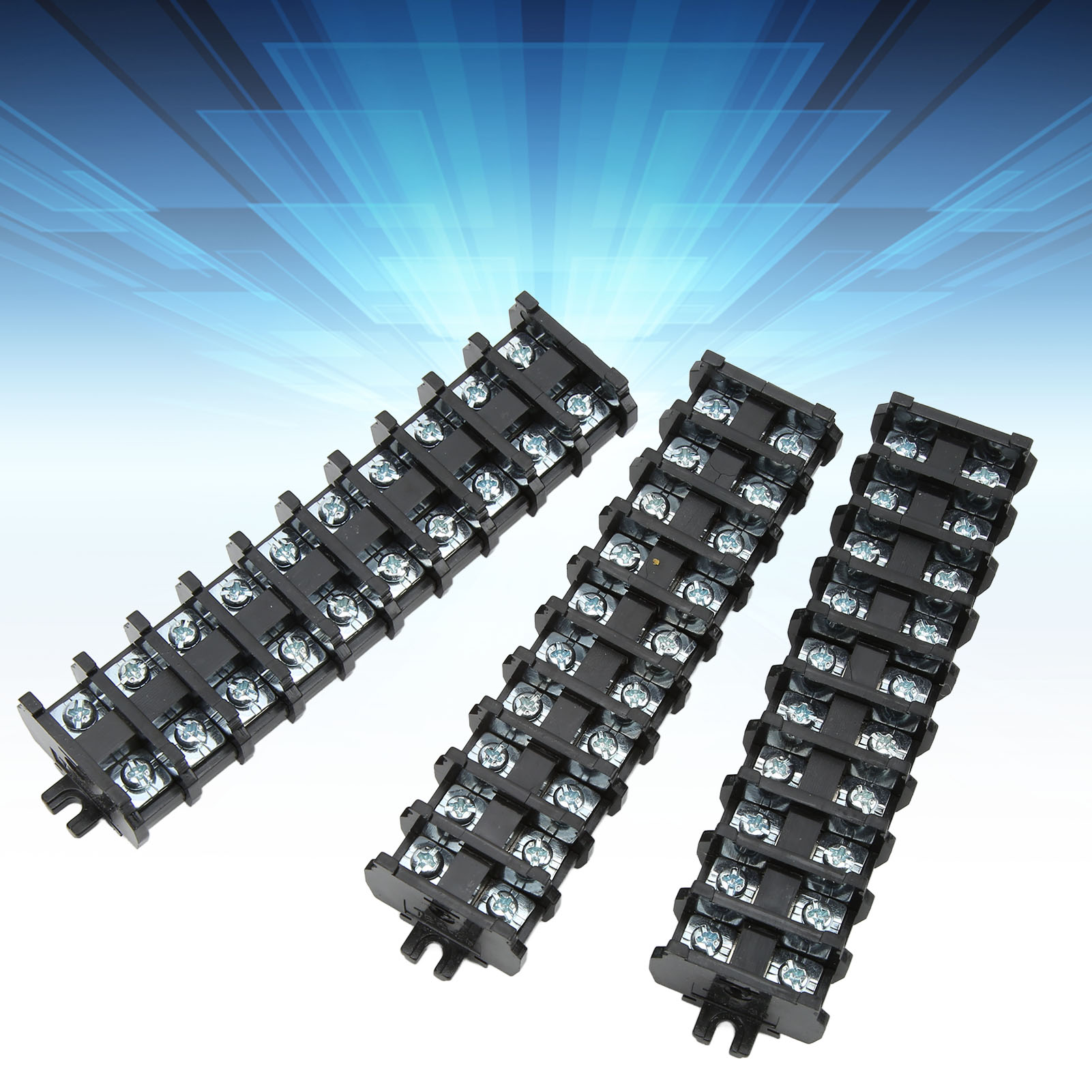 Berm/belme Tbc-30 Einlagiger Kombinierter Klemmenblock Für Schienenmontage, Mit Internem Kupferklemmklemmenblock, 30 A/600 V