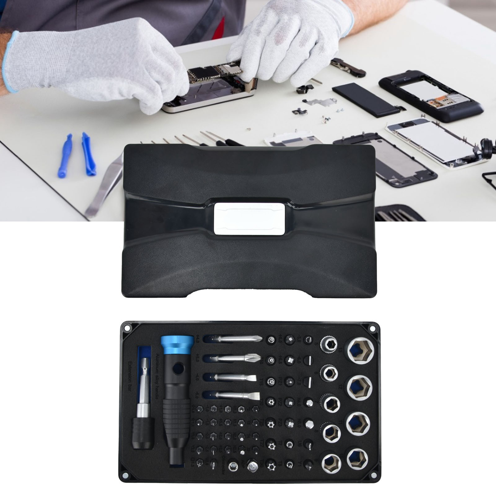 Jm-6125 Premium 60-teiliges Schraubendreher-set Für Heimwerker- Und Präzisionsarbeiten
