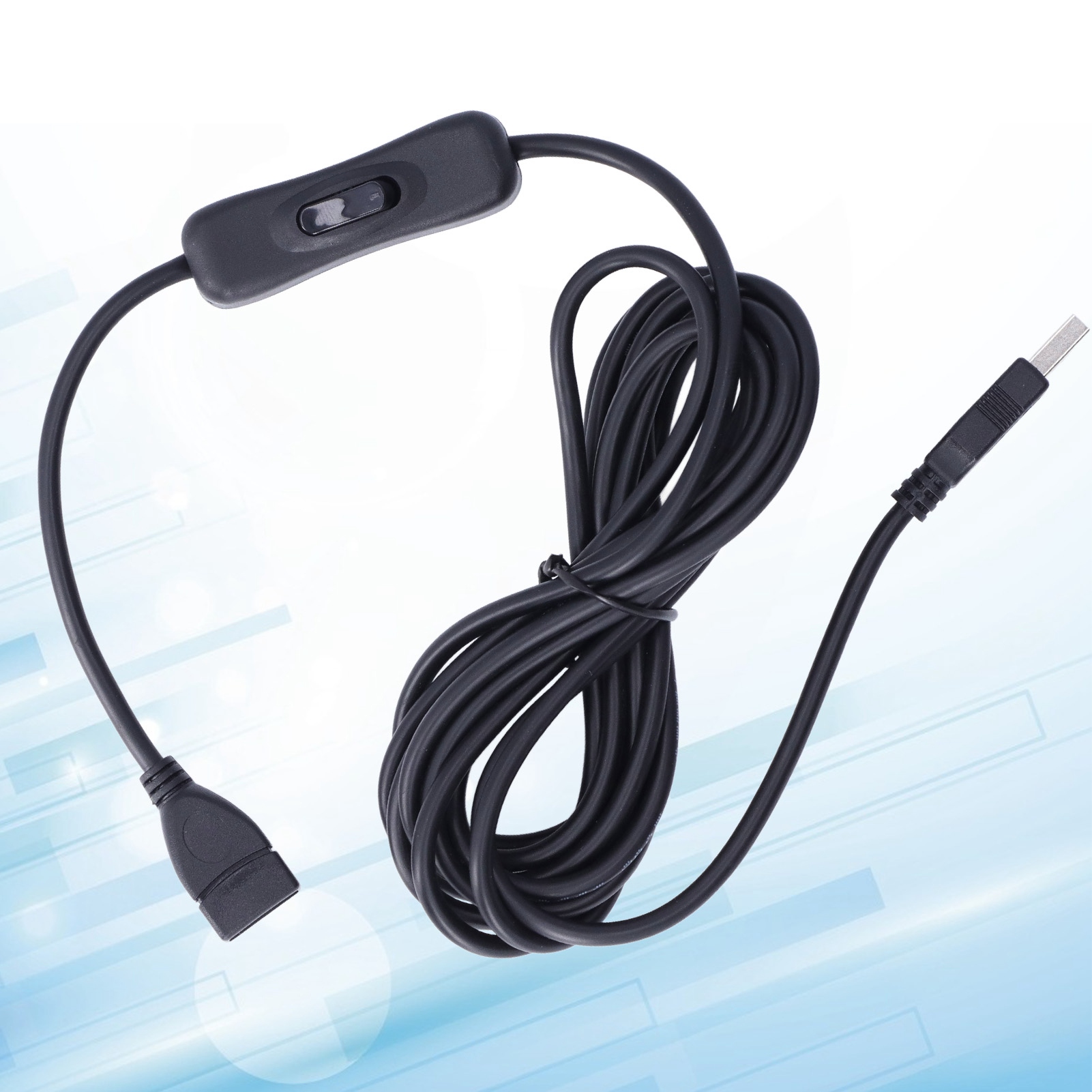 3-meter-verlängerungskabel Für Usb-schreibtischlampe, Verlängerungskabel Für Automassagematte, Verlängerungskabel Für Usb-stick Mit Schalter, Stromkabel Für Usb-ventilator
