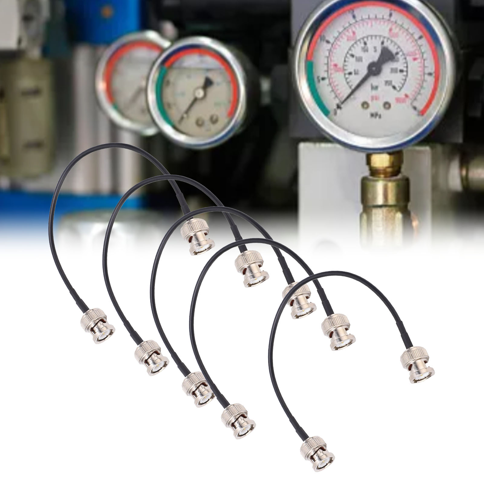 Bnc-adapterkabel (stecker Auf Stecker), Bnc-jj Q9-stecker, Tfl-rg58-18, Erhältlich In 5er-packungen.