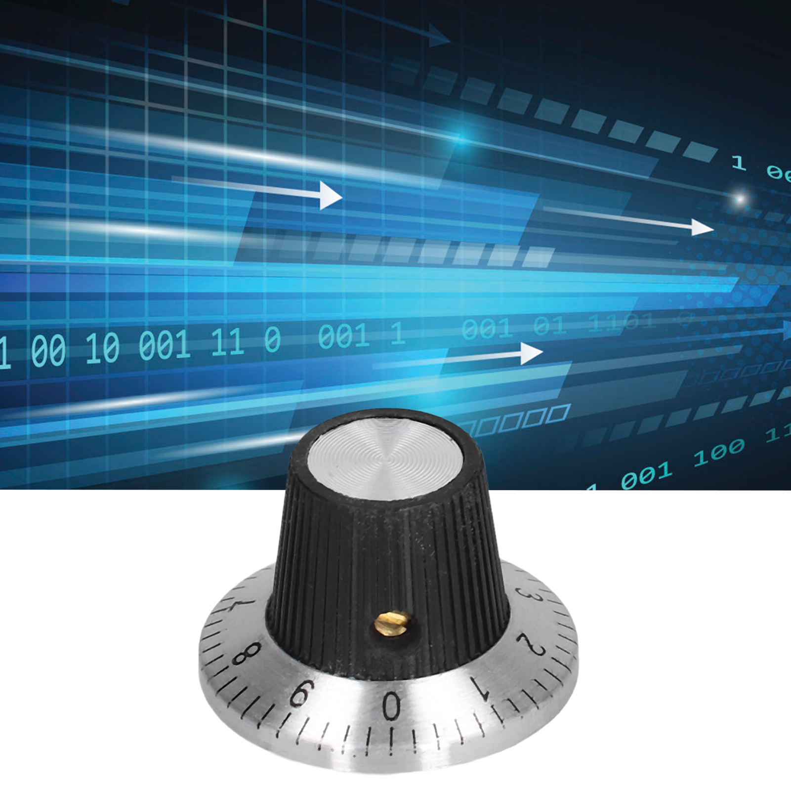 Berm/bem-c150 Einheiten Werden Als Set Verkauft: Digitales Potentiometer Mit Metallzifferblatt, Knopfkappe, 6 Mm Wellenloch.