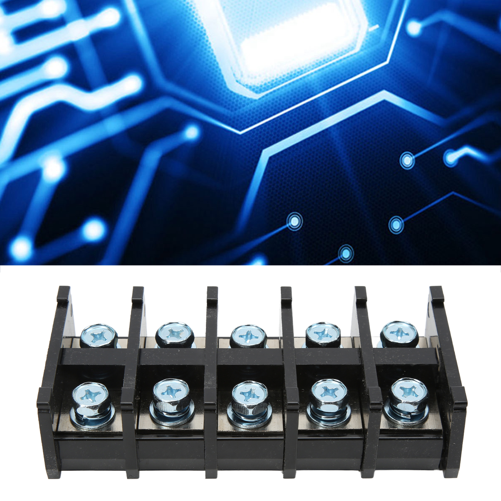 Berm/belme Tbr-100 Kombinierter Schienenklemmenblock, Einlagiger Reinkupfer-klemmenblock, Schutz Vor Abisolierung Und Leiterbruch, 100 A/600 V