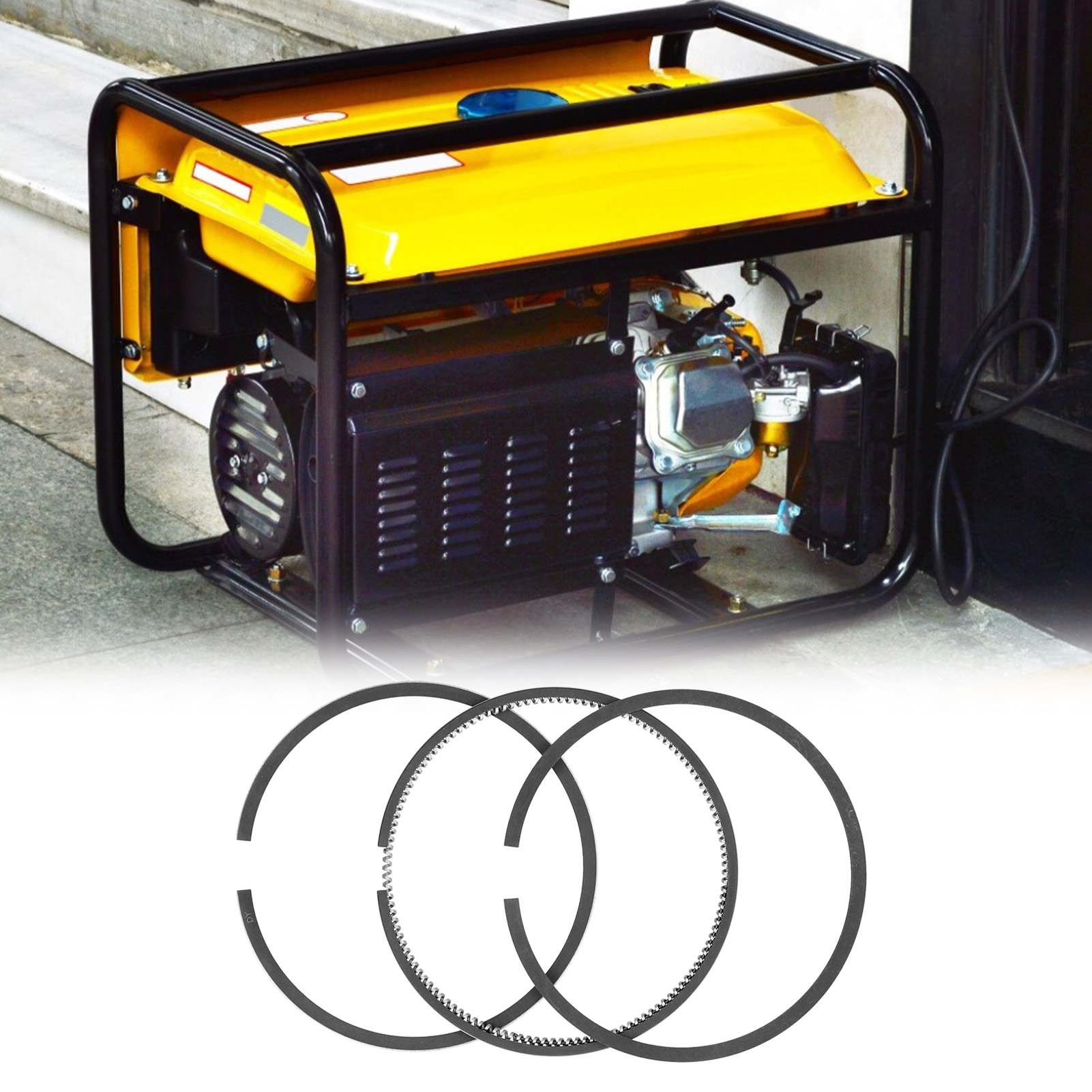 Ersatzteile Für Luftgekühlten Einzylinder-dieselgenerator, Wasserpumpe Für Mini-motorhacke 178f, Kolbenringstärke Für Landmaschinen: 1,5 Mm