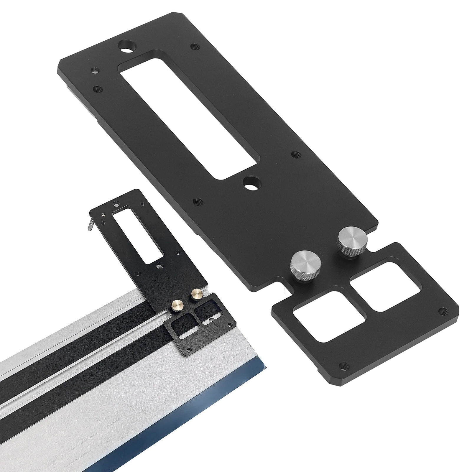 Quadratische Führungsschiene Aus Aluminiumlegierung Für Mini-tauchsägen, Für Holzbearbeitungsarbeiten 90-grad-winkel-führungsplatte