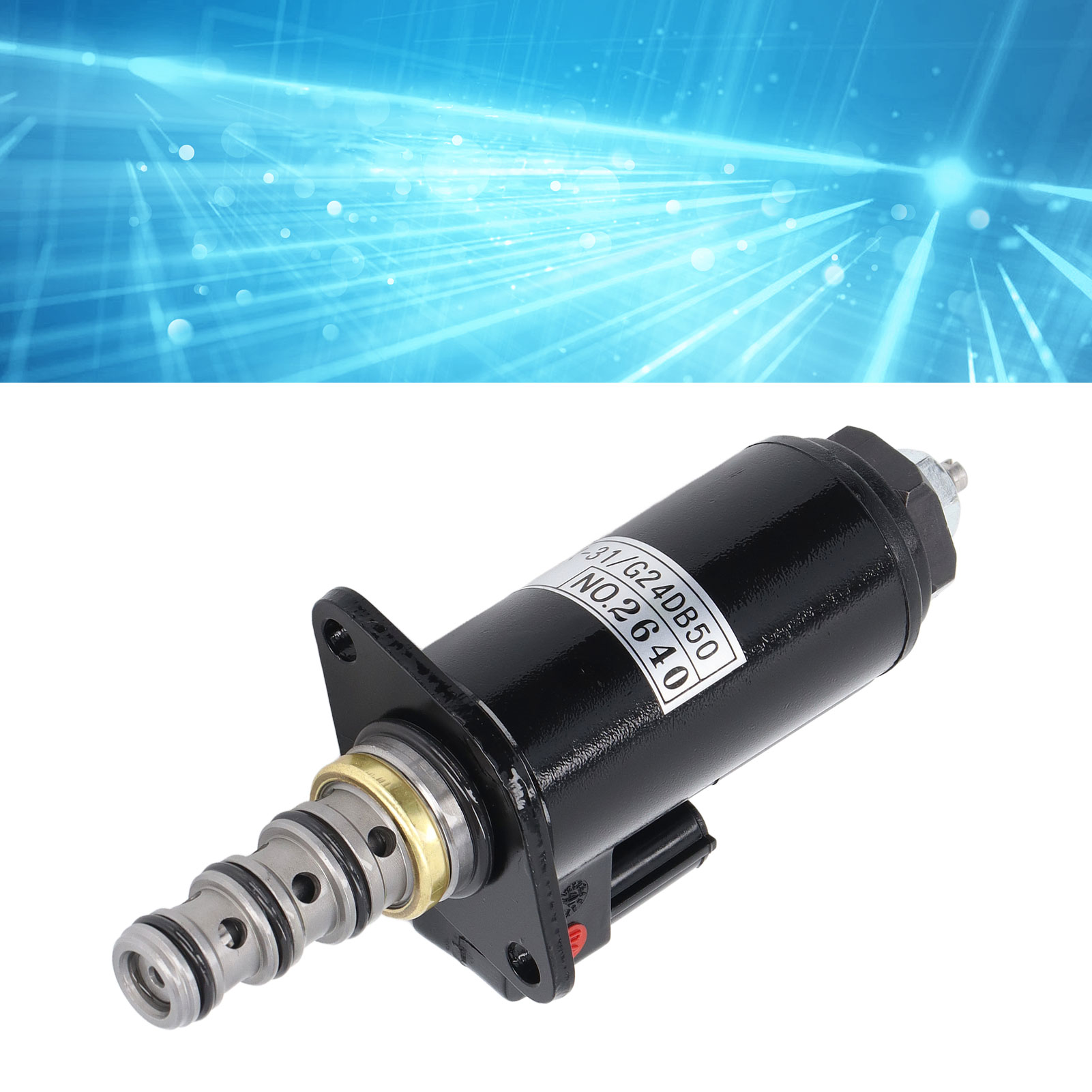 Sicherheits-magnetventil Kwe5k-31/g24db50 Mit Verriegelung, Kompatibel Mit: Kobelco Sk200-8/250/330/350-8