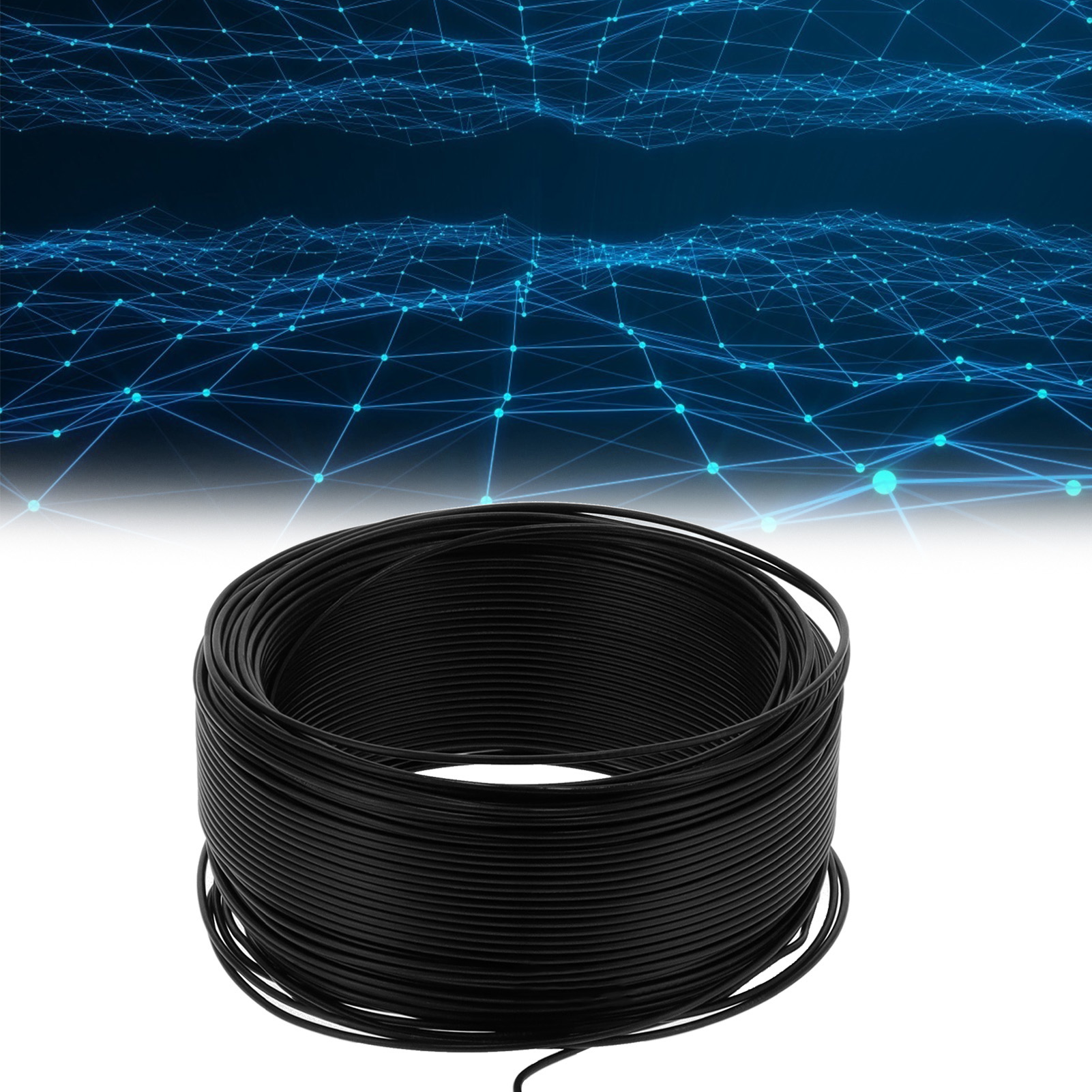 Bvv-11 100 M Rundkabel, 7 Adern, Isoliert Und Ummantelt Mit Schwarzem Pvc, Ac 300 V